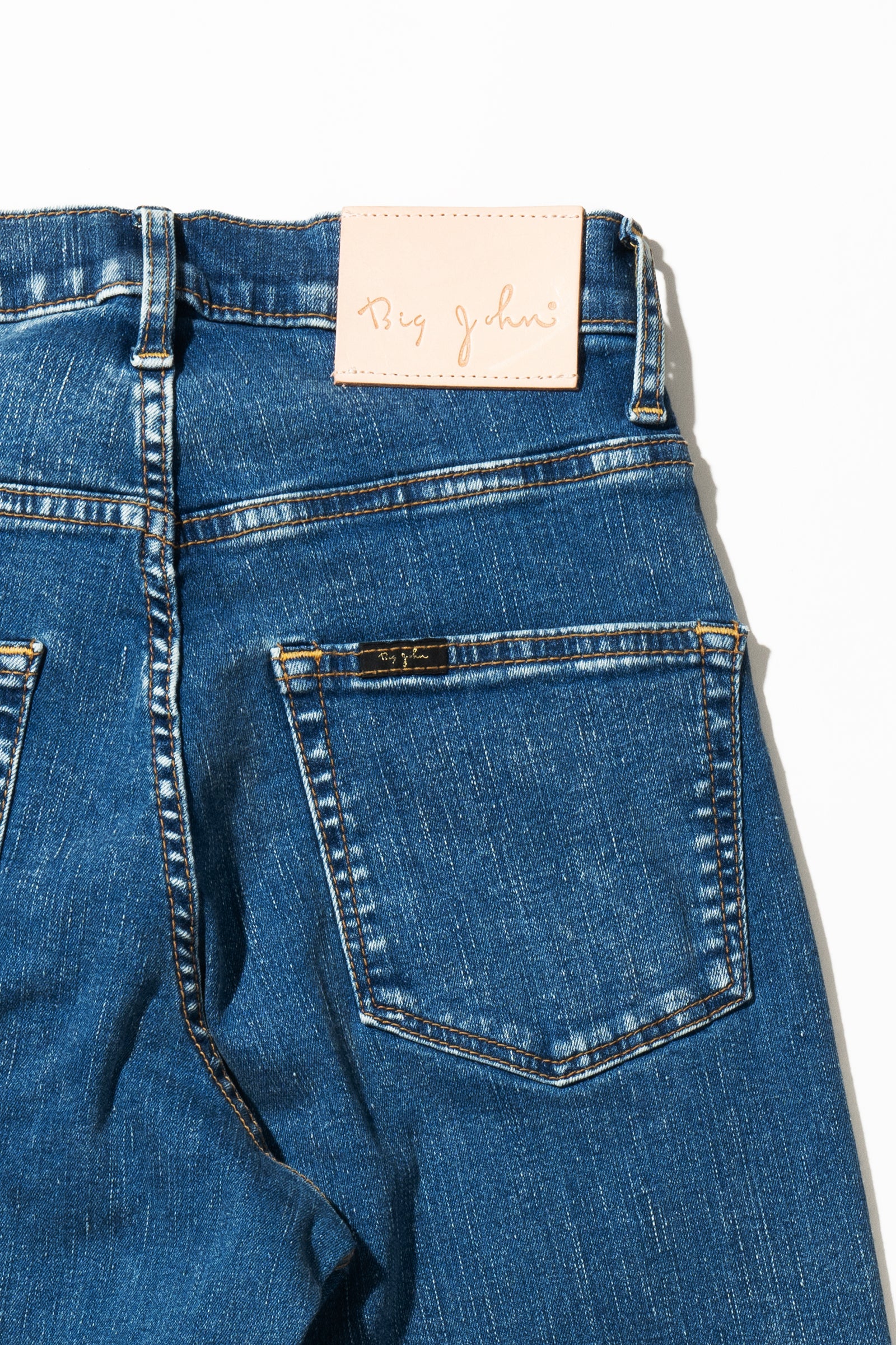 MML203N (113) BIG JOHN ワイドフレアカットジーンズ