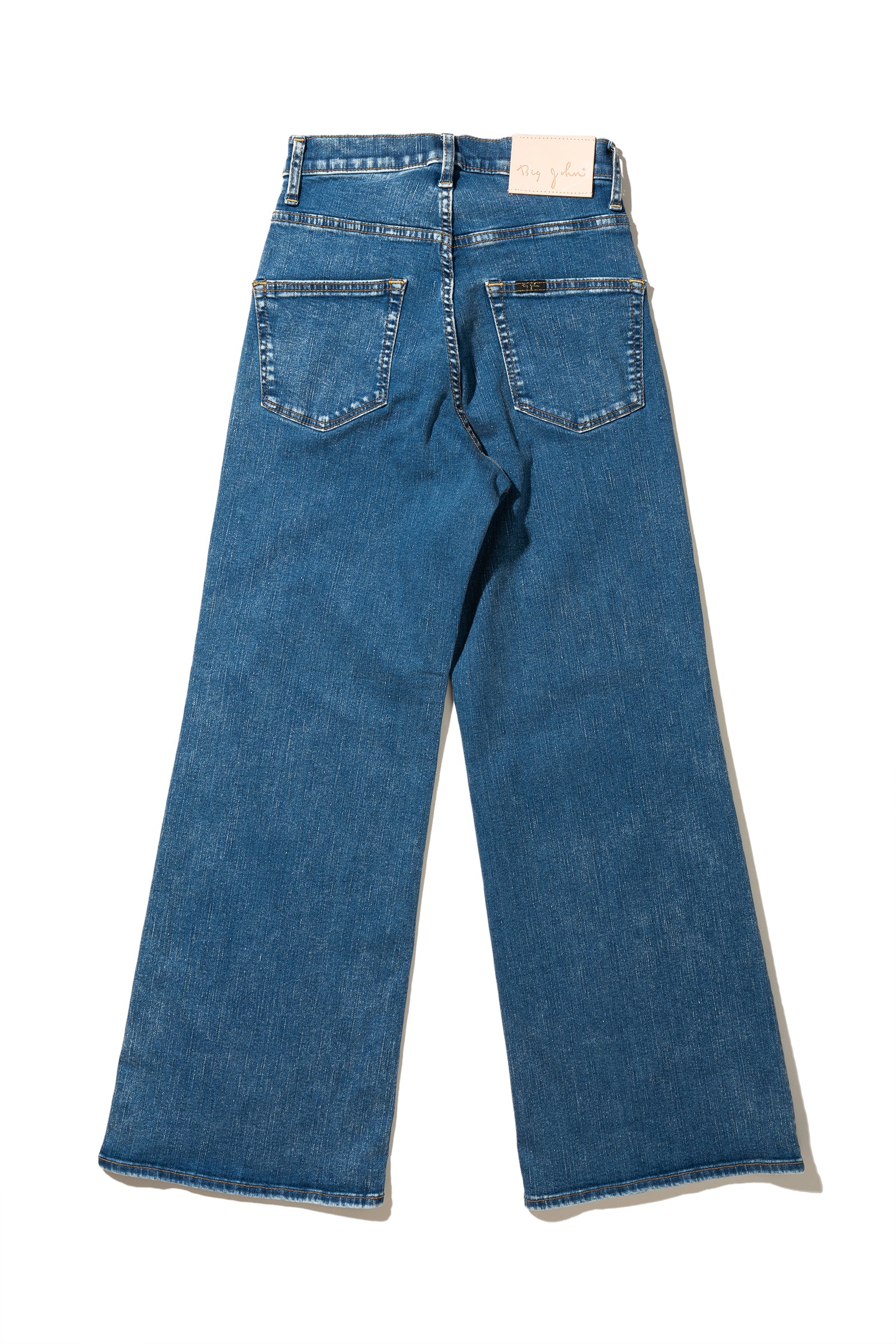 MML203N (113) BIG JOHN ワイドフレアカットジーンズ