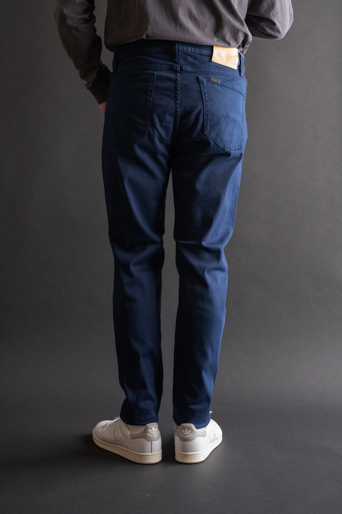 MMM134J (02) 5PKT COLOR Carrot Leg NAVY