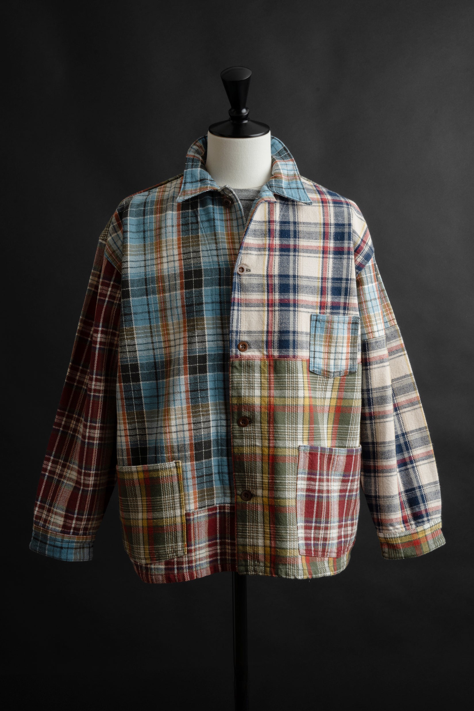 MSJ002E (CZ) CRAZY FLANNEL SHIRT JACKET