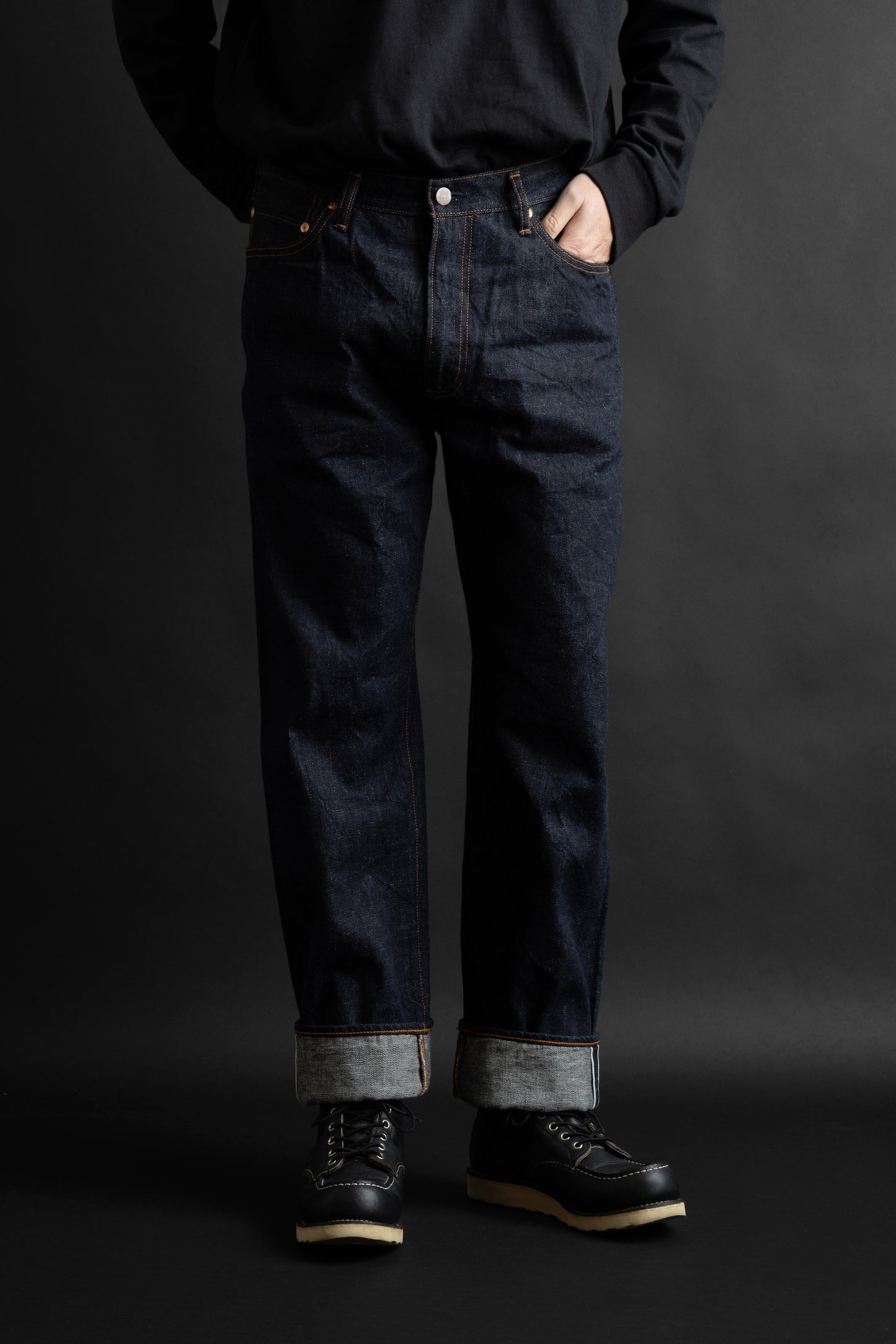 S1953WS (001) ISHIKAWADAI DENIM REGULAR STRAIGHT