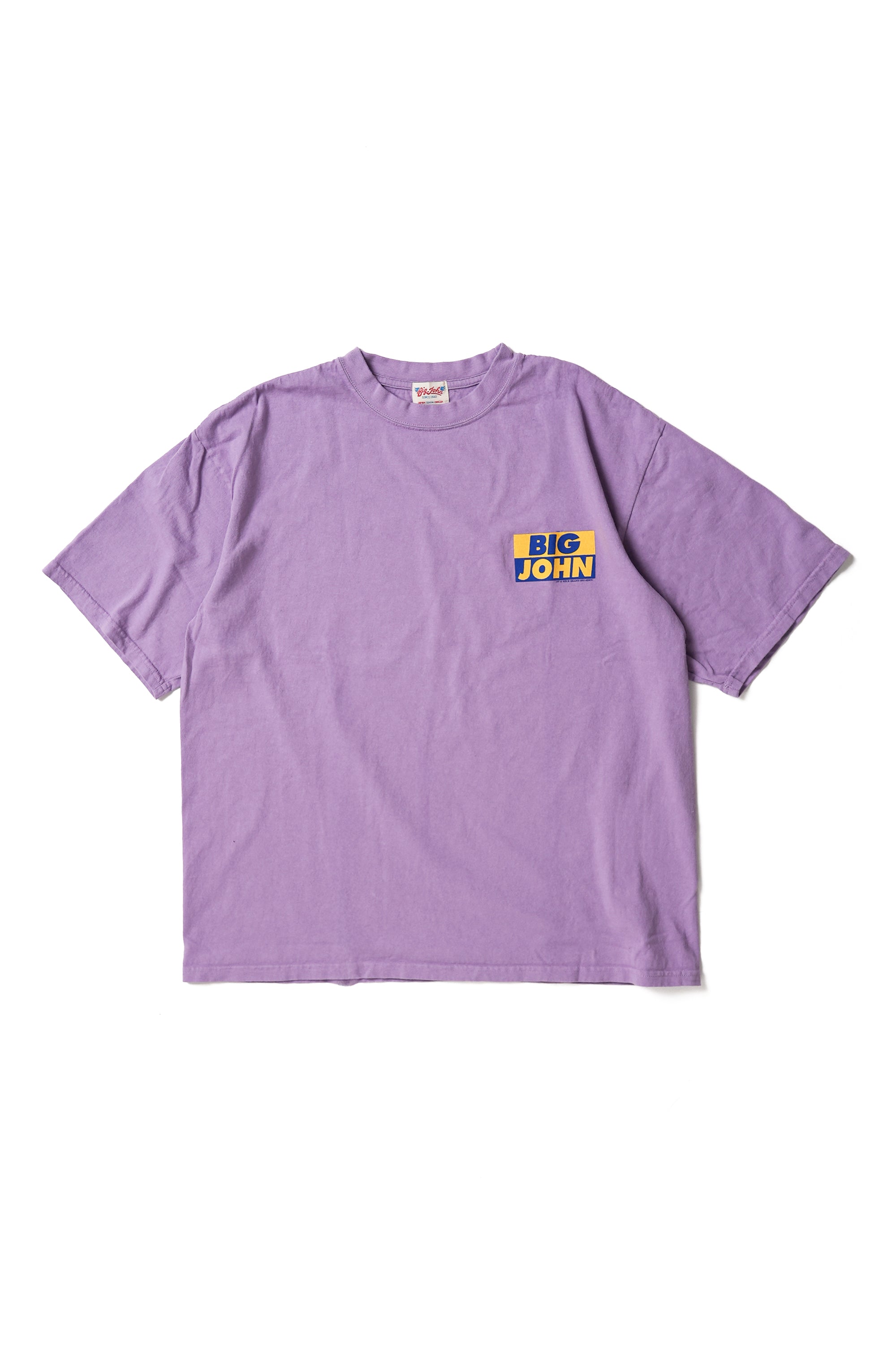 MTE002 (35) 丸胴 Tee BIG JOHN PURPLE