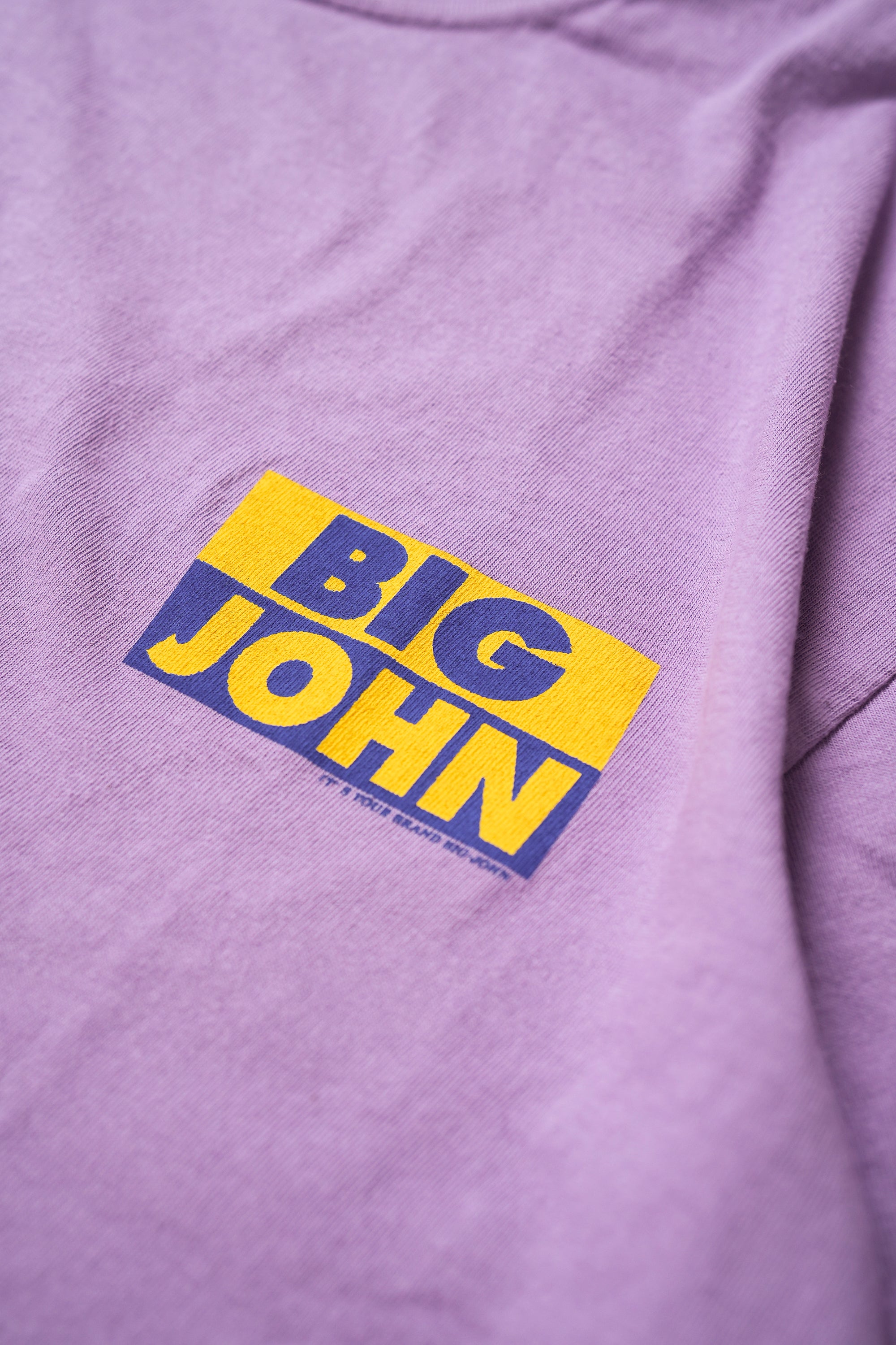MTE002 (35) 丸胴 Tee BIG JOHN PURPLE