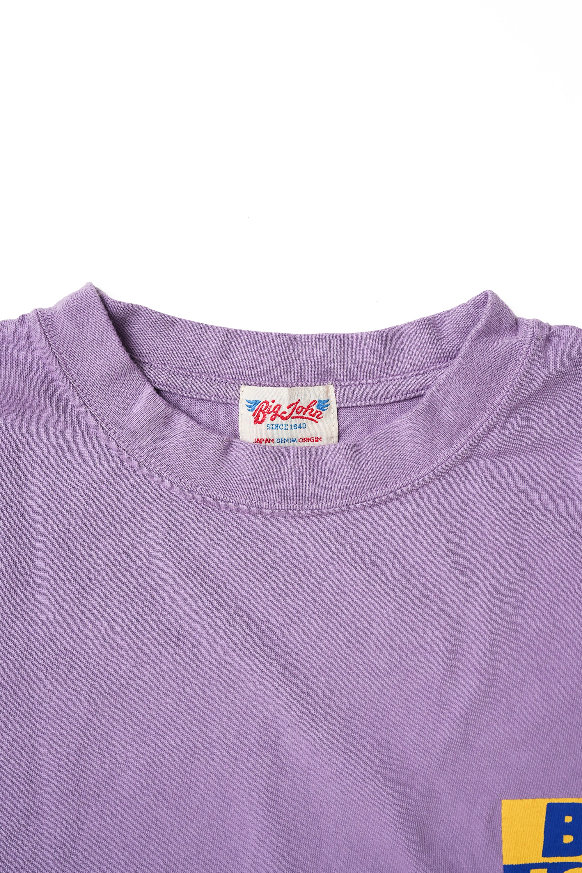 MTE002 (35) 丸胴 Tee BIG JOHN PURPLE