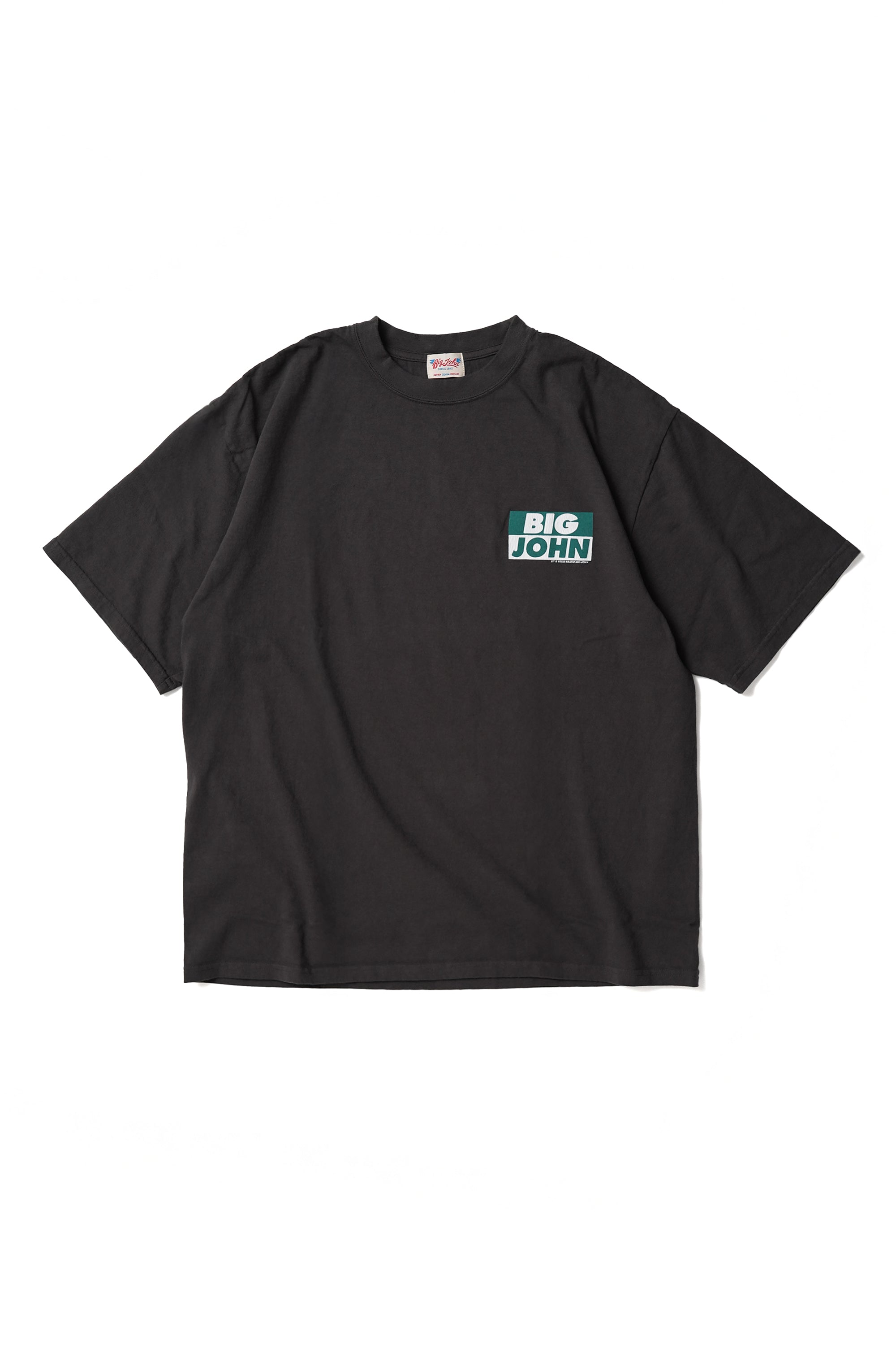 MTE002 (60) 丸胴 Tee BIG JOHN CHARCOAL