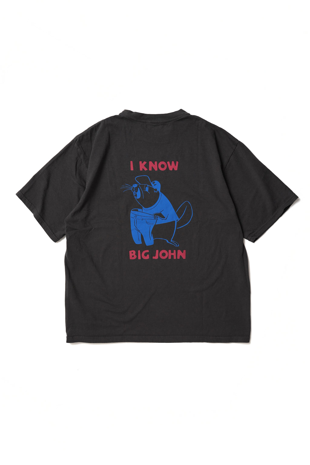 MTE001 (60) 丸胴 Tee BEAVER CHARCOAL