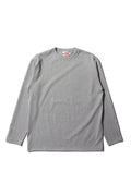 MTS13M (64)  丸胴 長袖 Tee 杢グレー