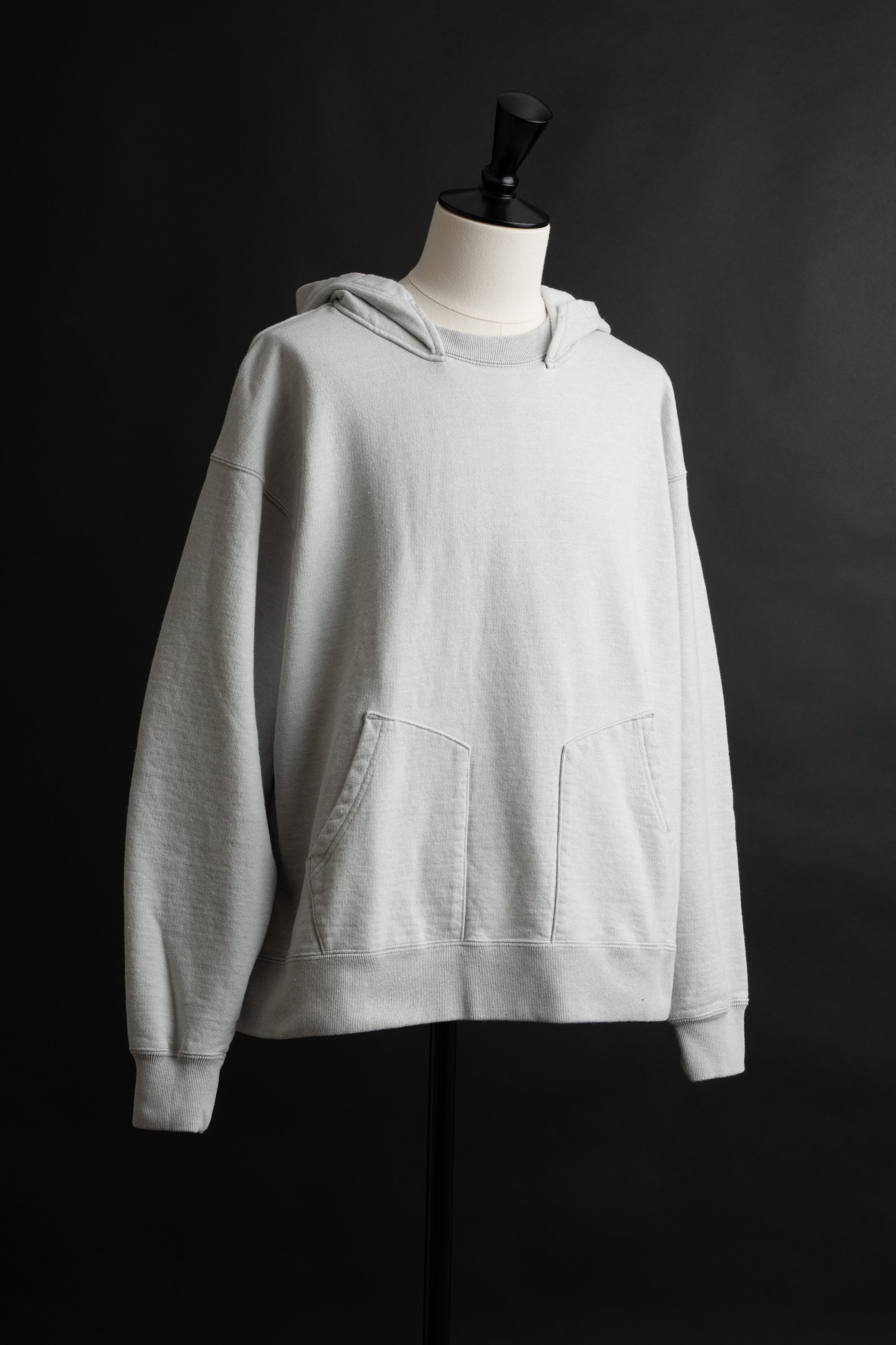 MTE003(64) AFTER HOODIE PLAIN GRAY