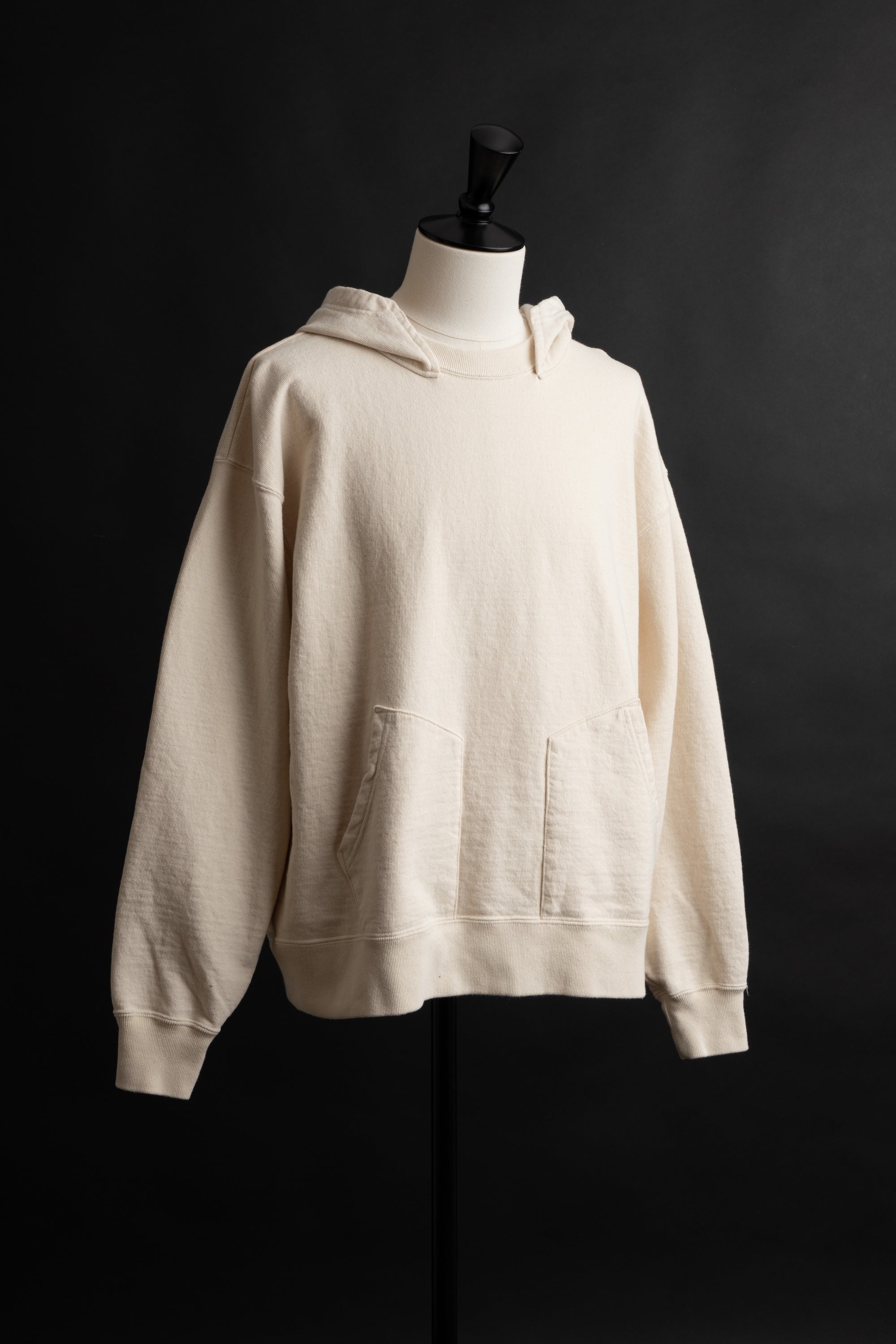 MTE003(66) AFTER HOODIE PLAIN NATURAL