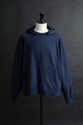 MTE003(02) AFTER HOODIE PLAIN NAVY