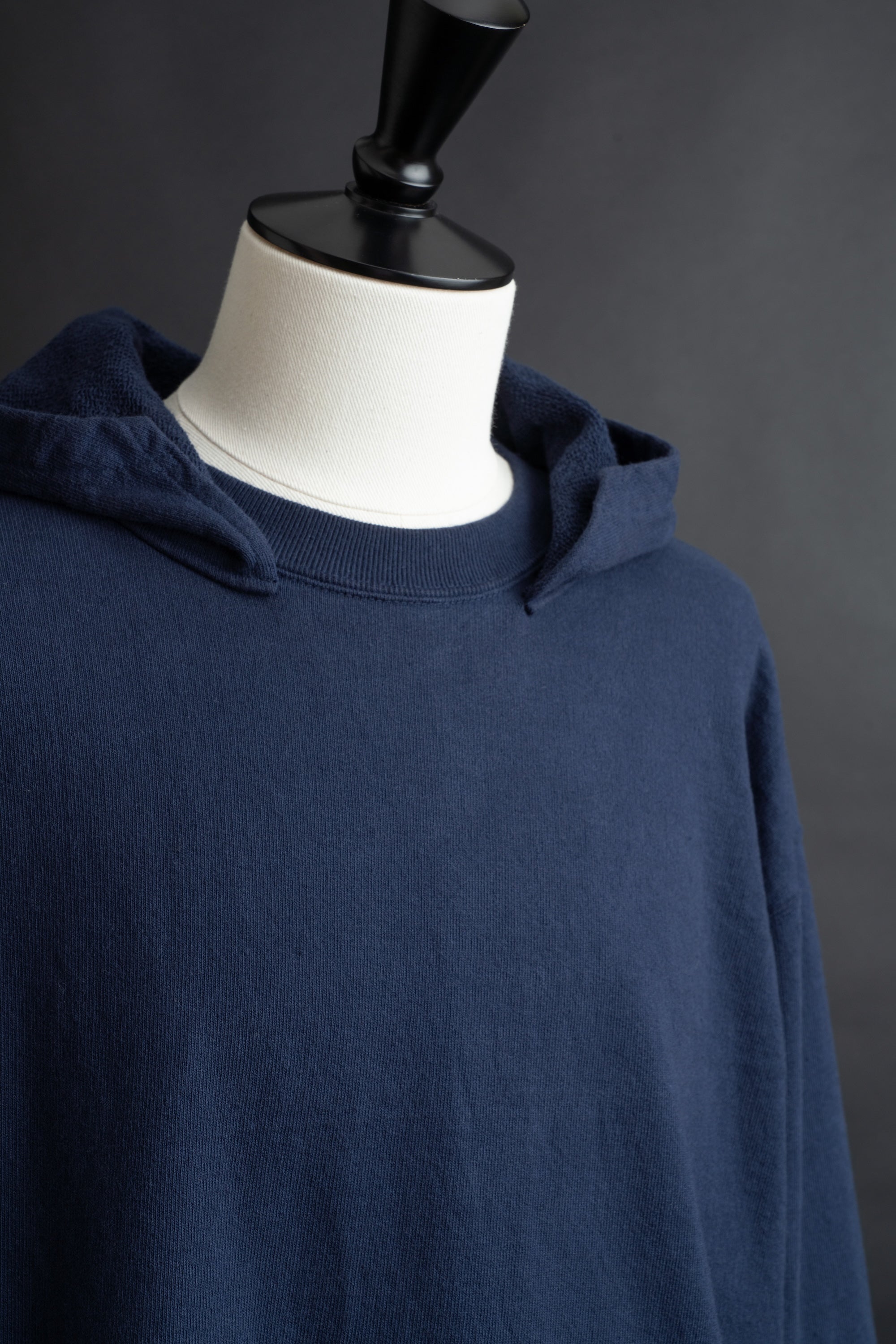 MTE003(02) AFTER HOODIE PLAIN NAVY