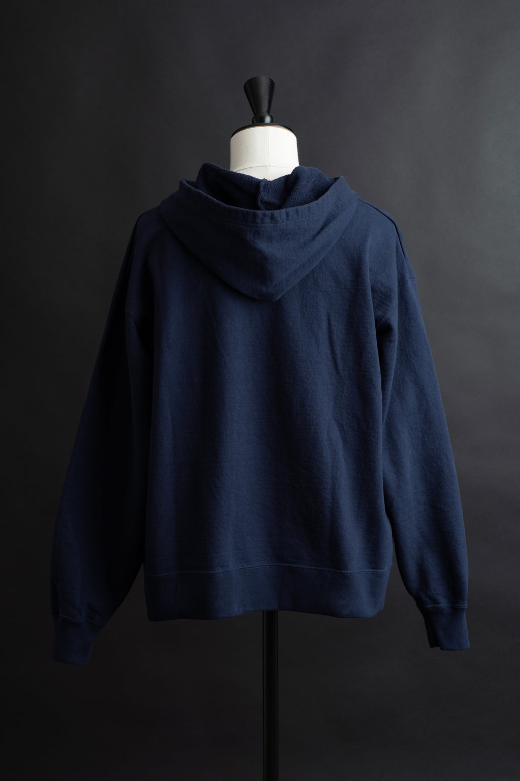 MTE003(02) AFTER HOODIE PLAIN NAVY