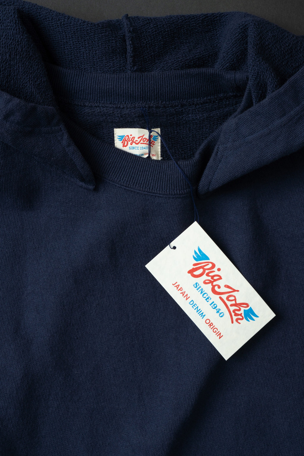 MTE003(02) AFTER HOODIE PLAIN NAVY