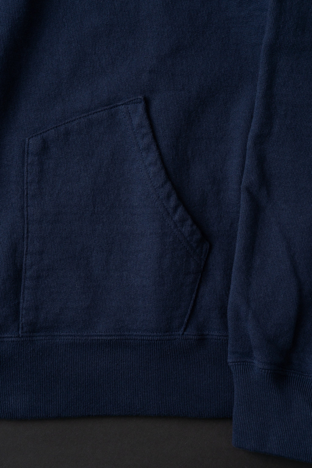 MTE003(02) AFTER HOODIE PLAIN NAVY
