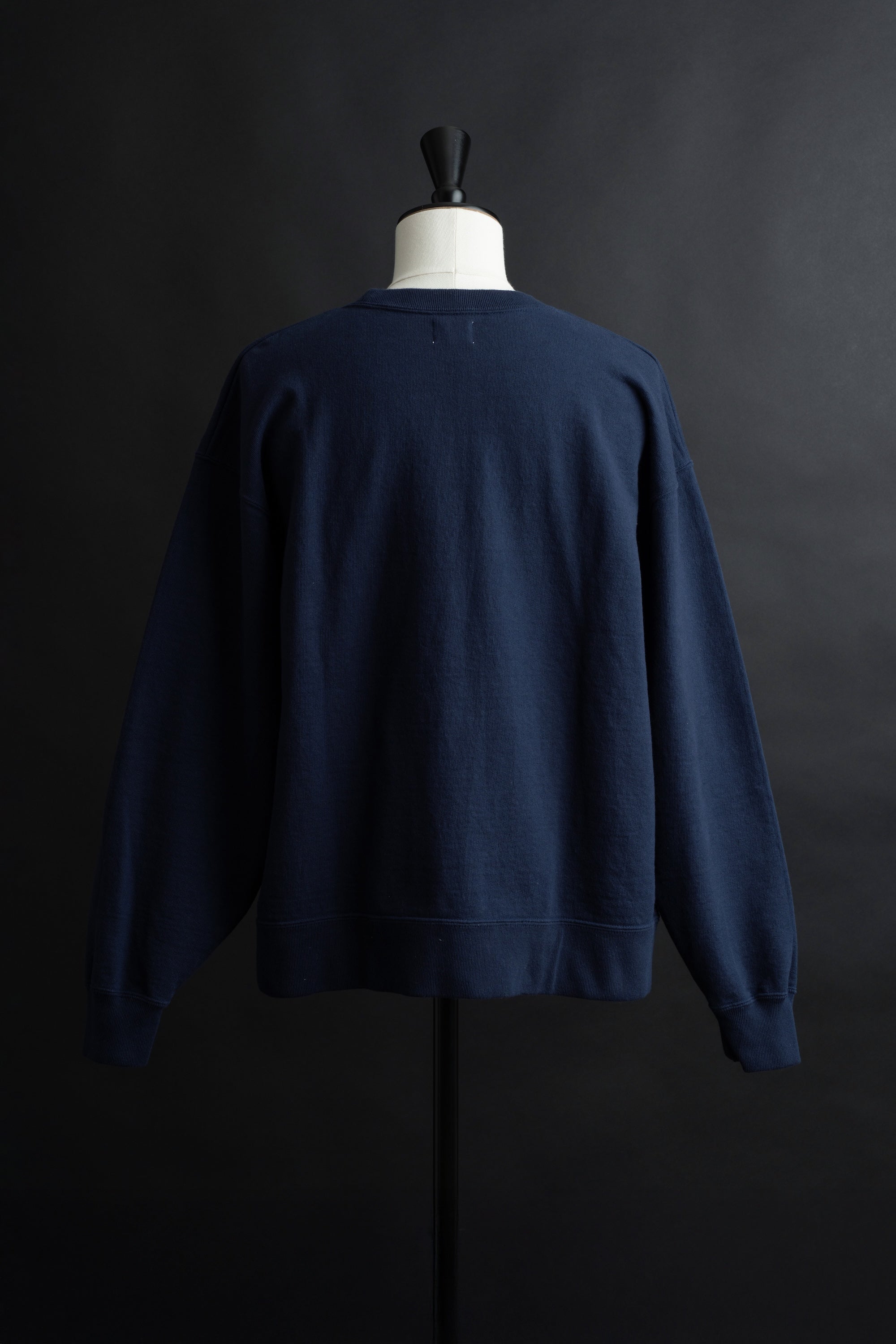 MTE004(02) CREWNECK SWEATSHIRT PLAIN NAVY