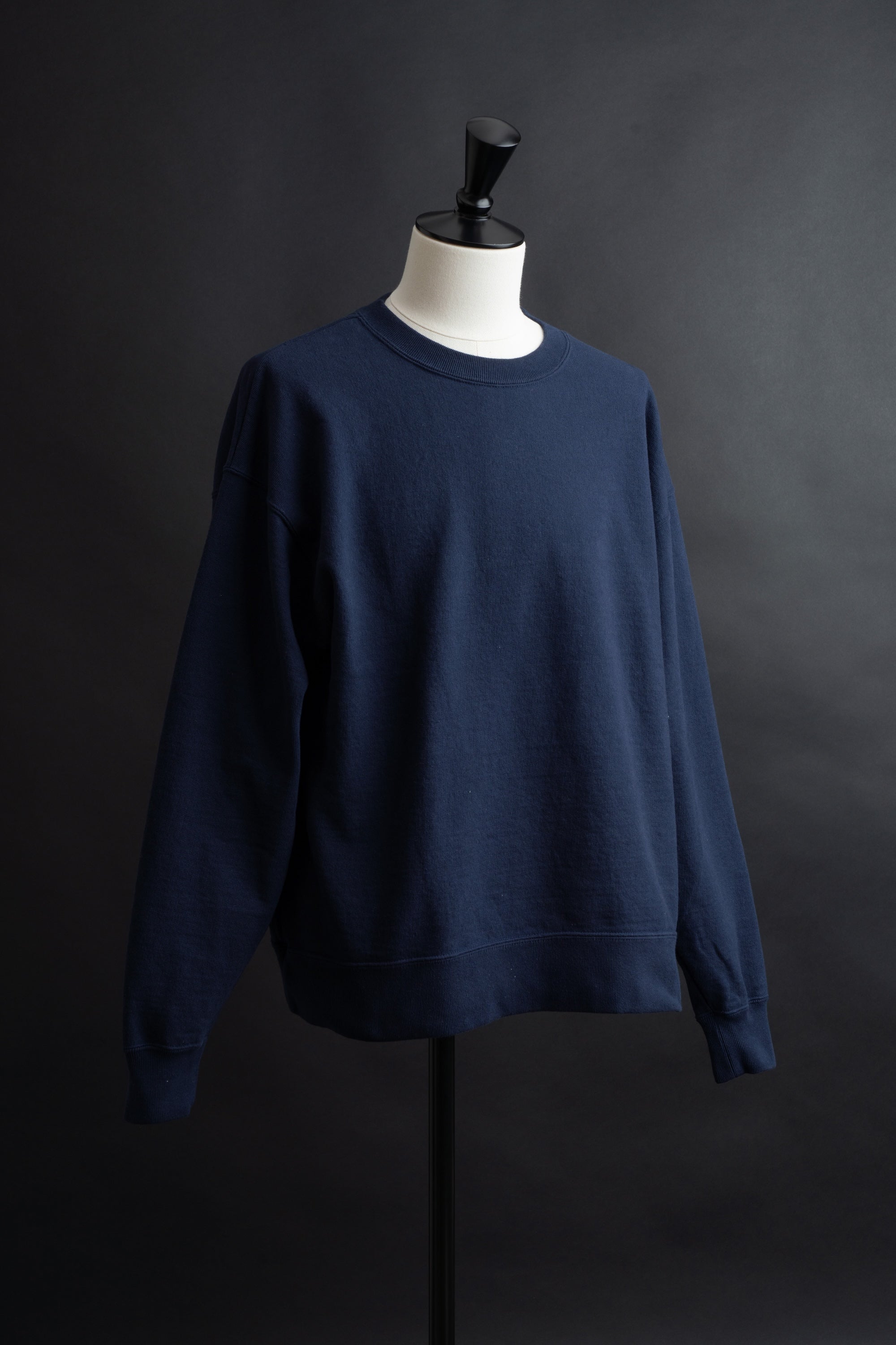 MTE004(02) CREWNECK SWEATSHIRT PLAIN NAVY