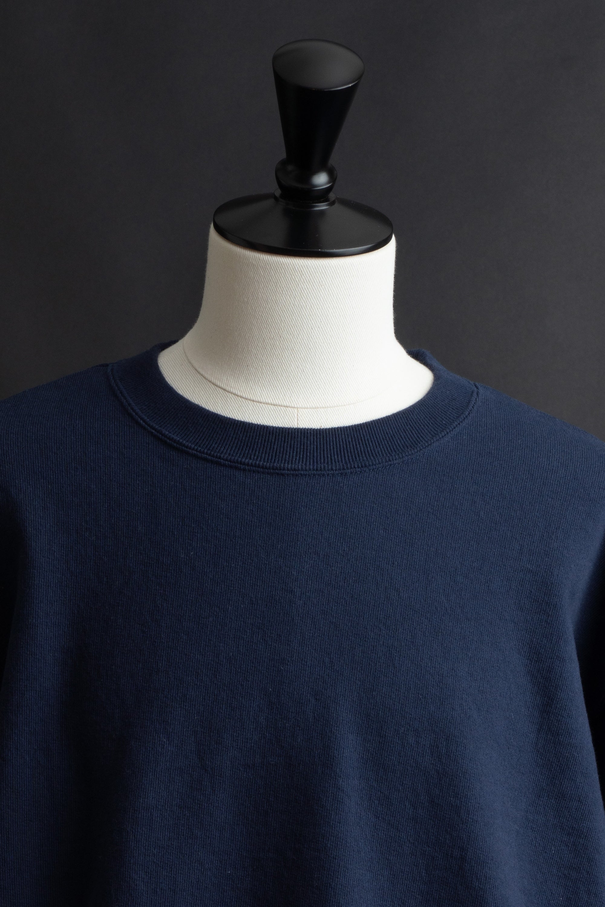 MTE004(02) CREWNECK SWEATSHIRT PLAIN NAVY