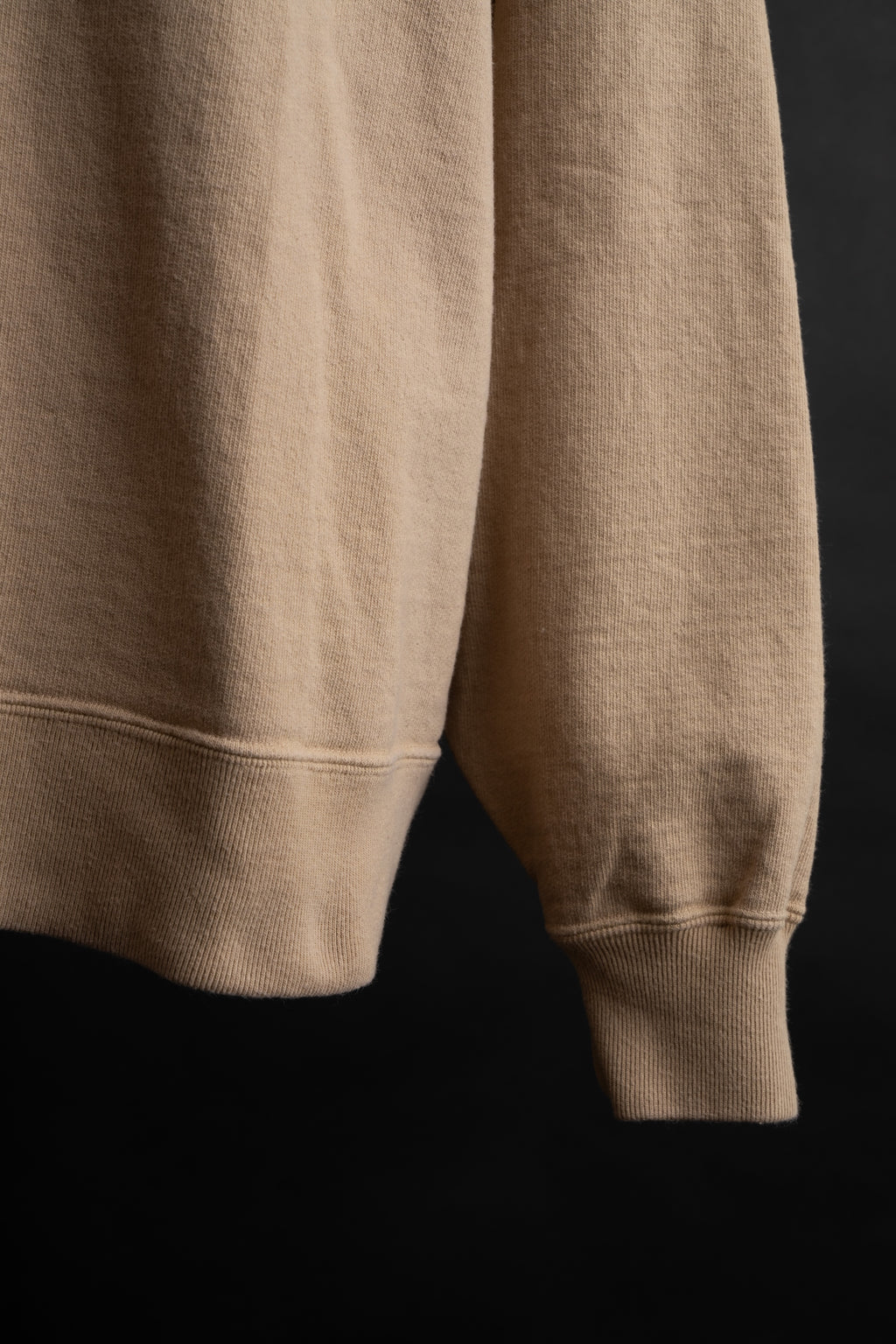 MTE010(54) [BEAVER] HARF ZIP SWEATSHIRTS MOCHA