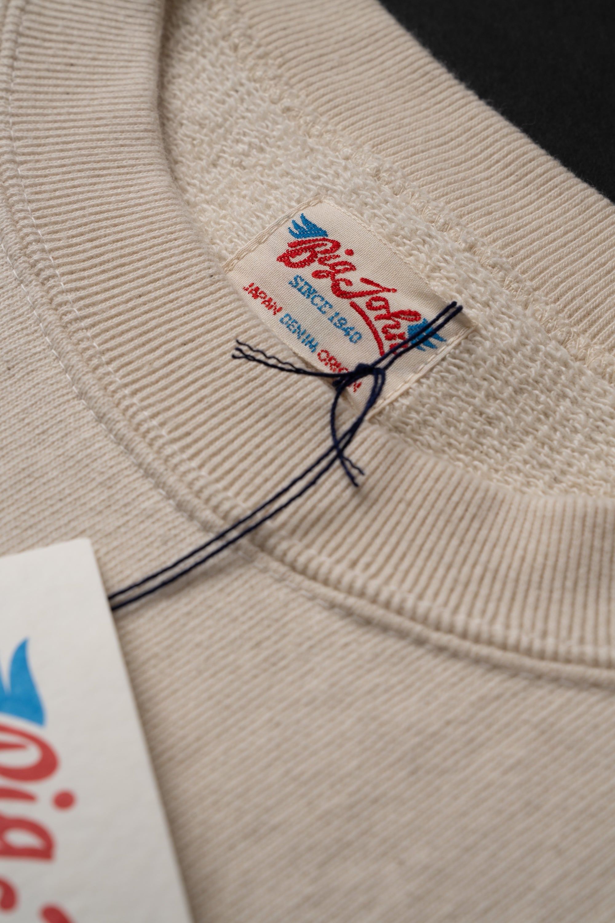 MTE004(66) CREWNECK SWEATSHIRT PLAIN  NATURAL