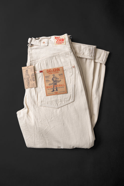 M101S(66) WAIST OVERALL DUCK kinari