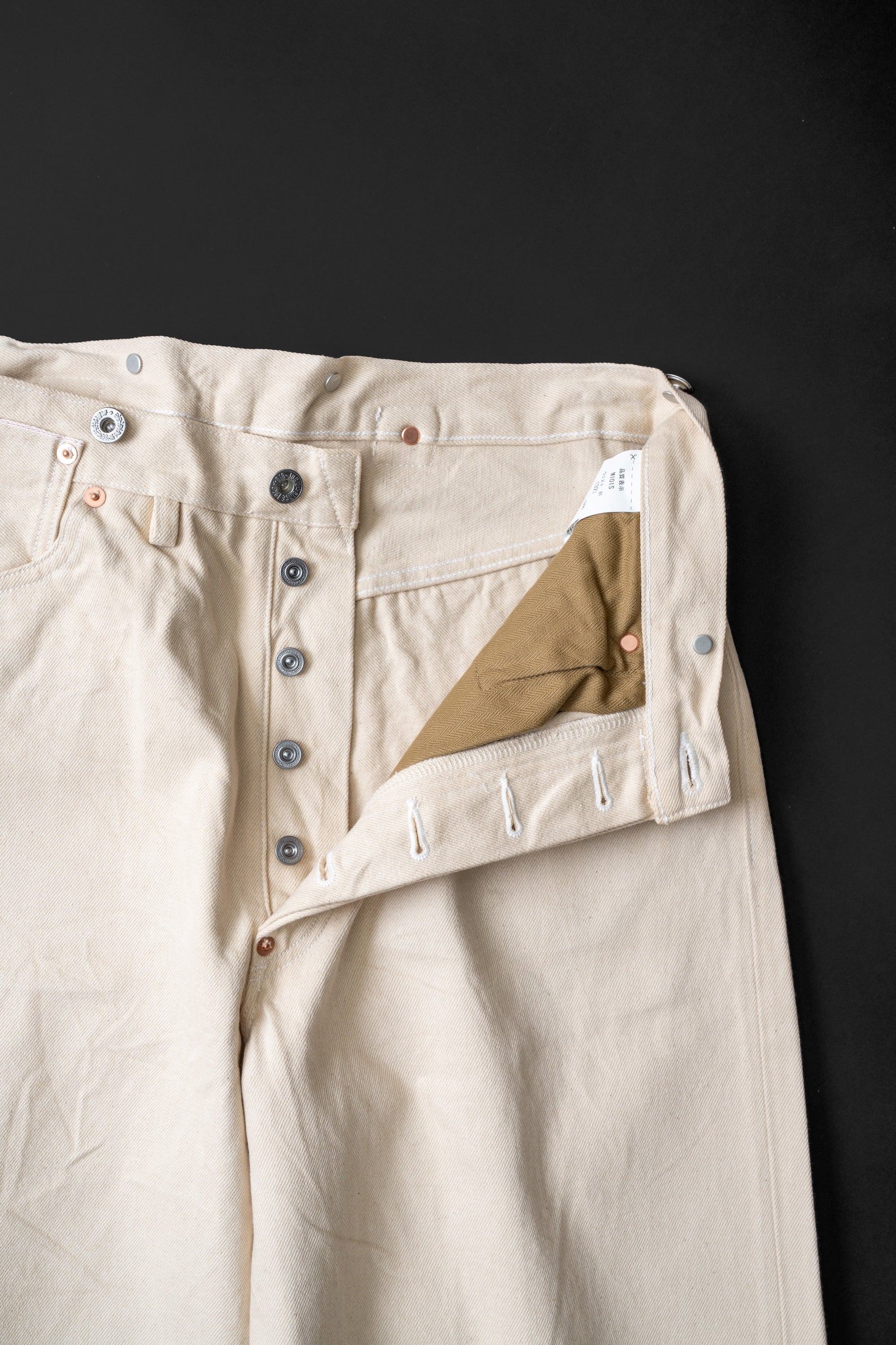 M101S(66) WAIST OVERALL DUCK kinari