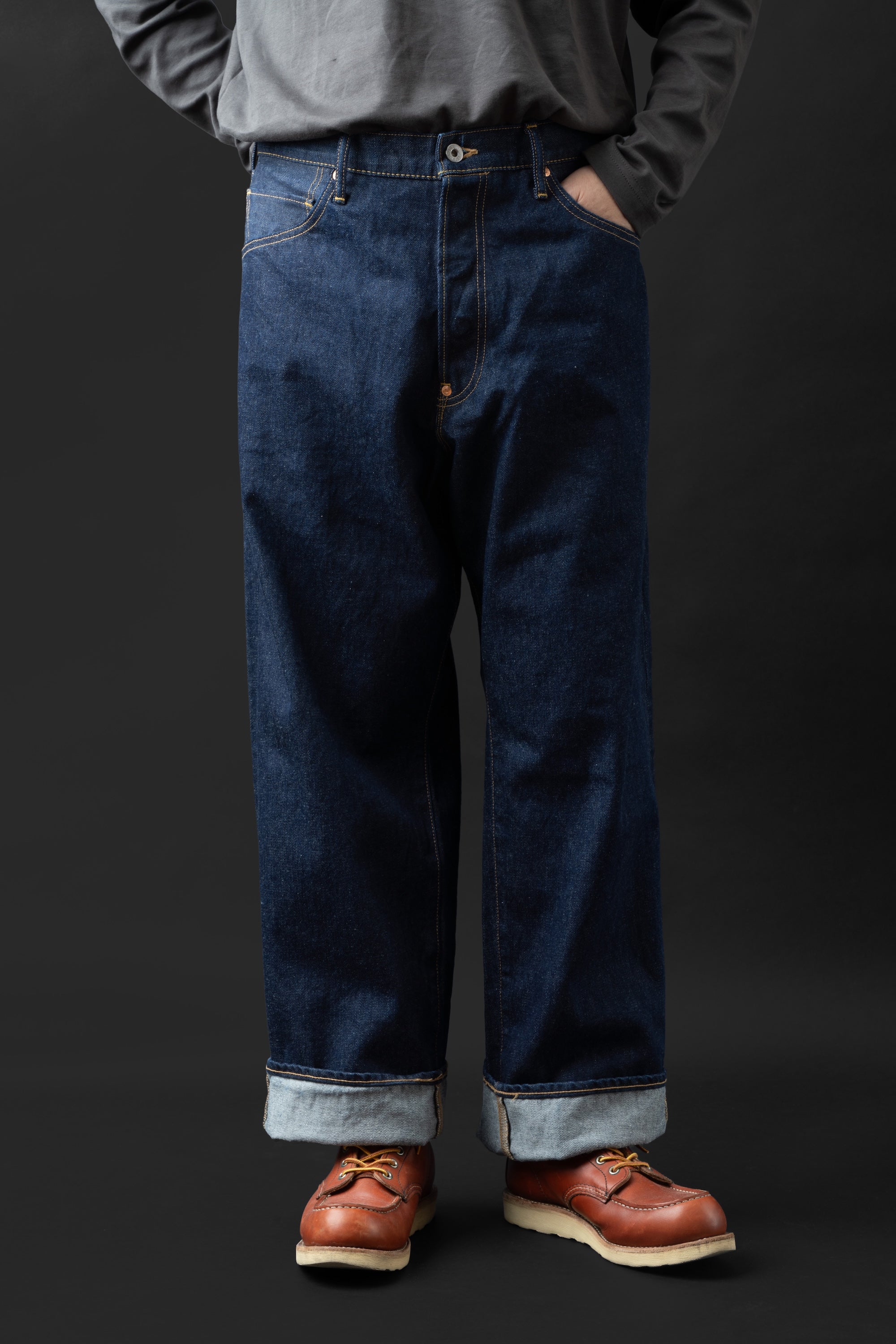 M1015RC (HAI) GLABEL本藍枷染WILD DUCK JEANS – BIG JOHN【公式