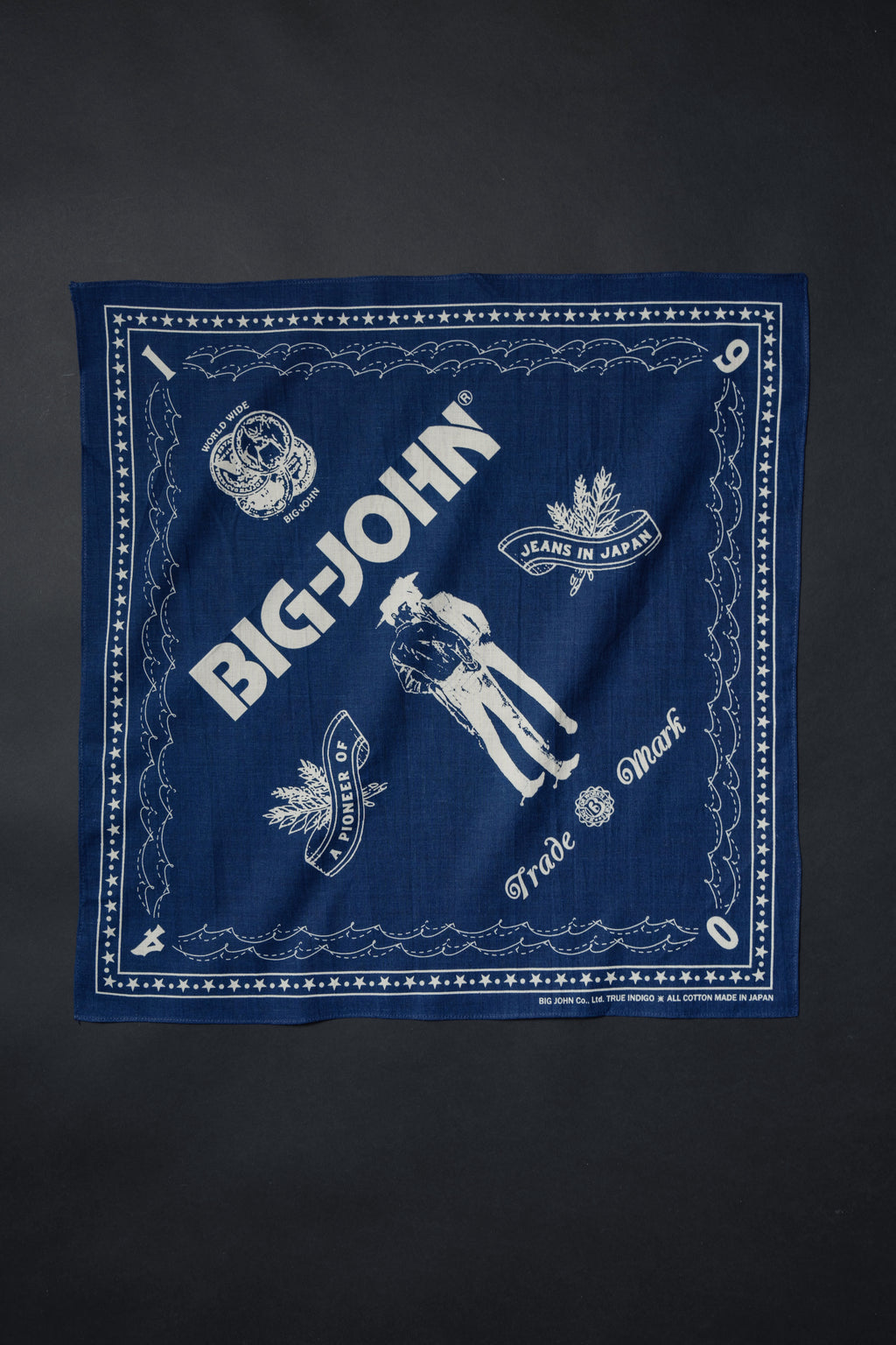 VBAN03 (ID)BIGJOHN INDIGO BANDANA
