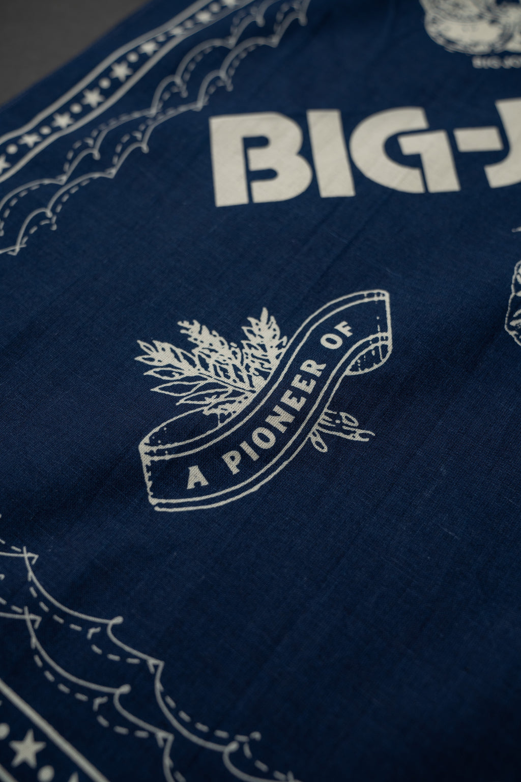 VBAN03 (ID)BIGJOHN INDIGO BANDANA