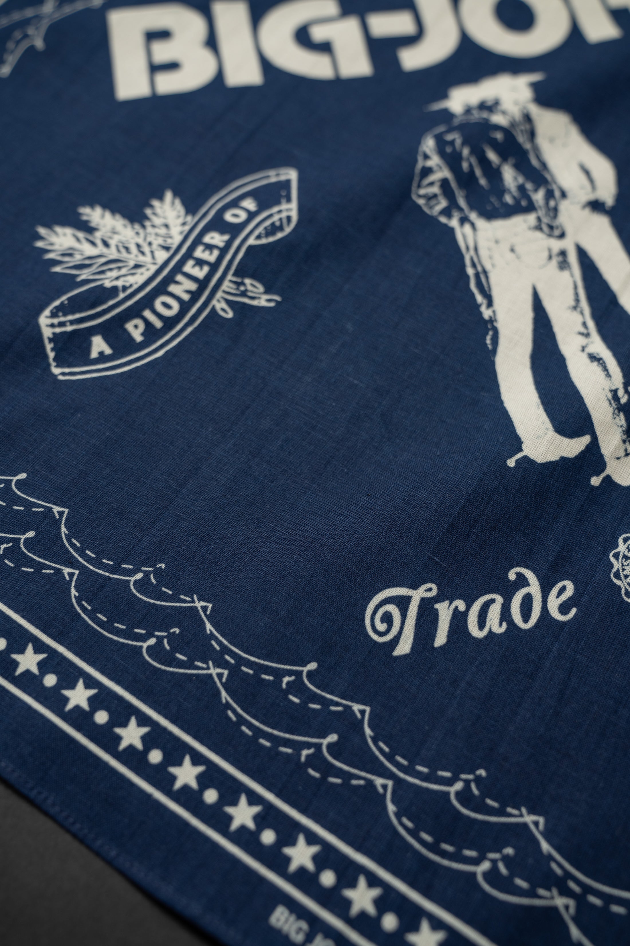 VBAN03 (ID)BIGJOHN INDIGO BANDANA