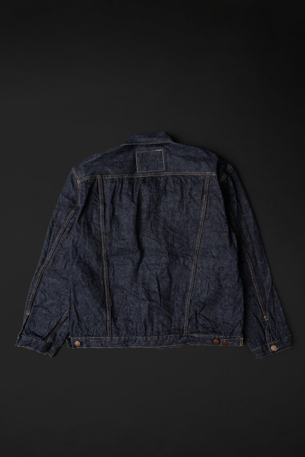 S6953WS (001) ISHIKAWADAI DENIM TRUCKER JACKET | SUVIN GOLD