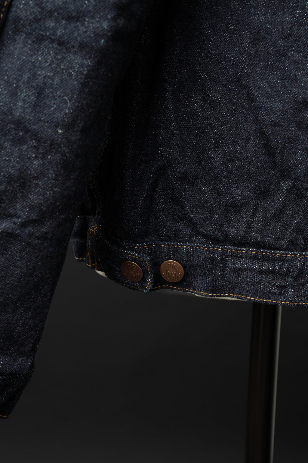 S6953WS (001) ISHIKAWADAI DENIM TRUCKER JACKET | SUVIN GOLD
