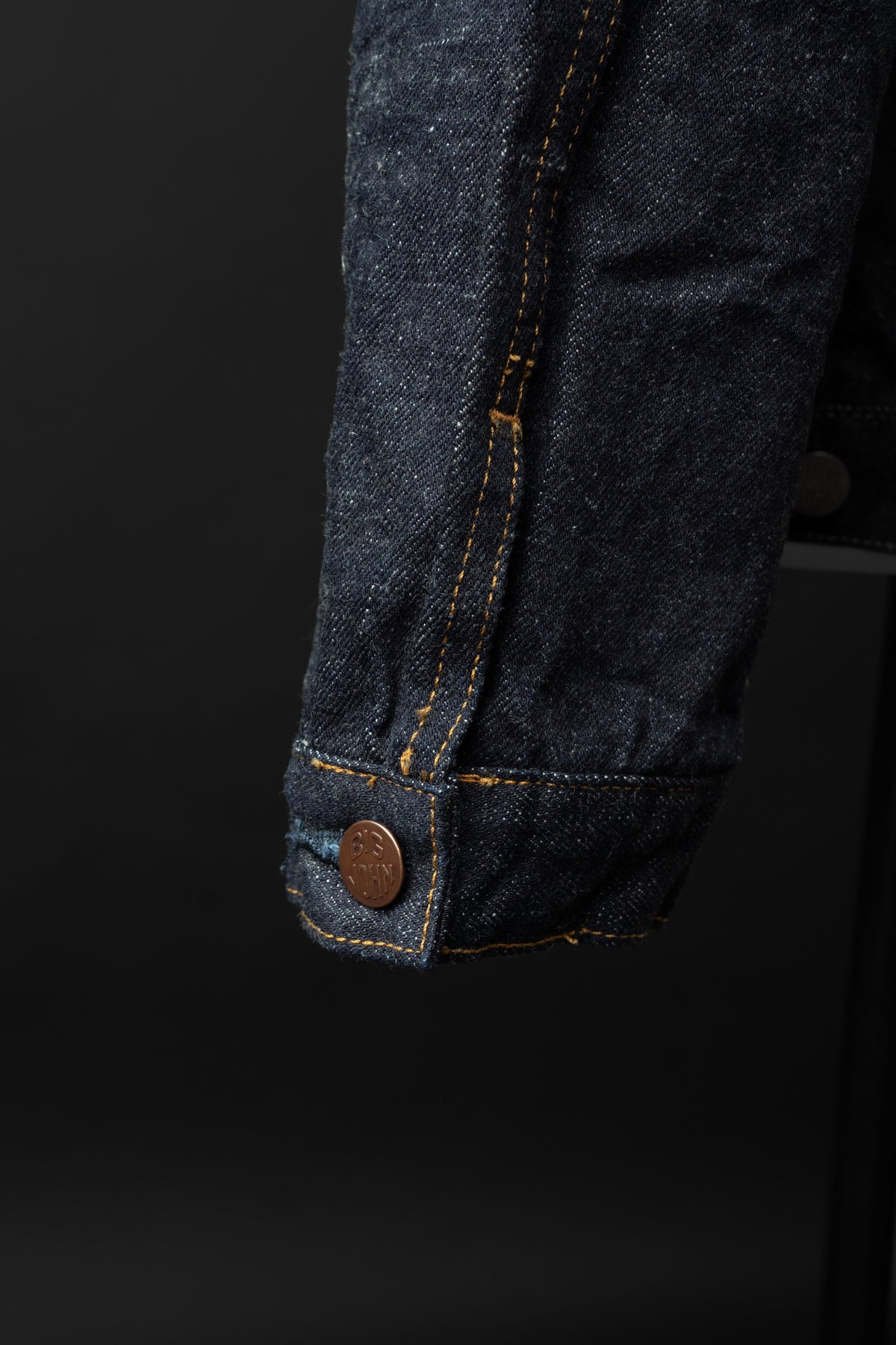 S6953WS (001) ISHIKAWADAI DENIM TRUCKER JACKET | SUVIN GOLD