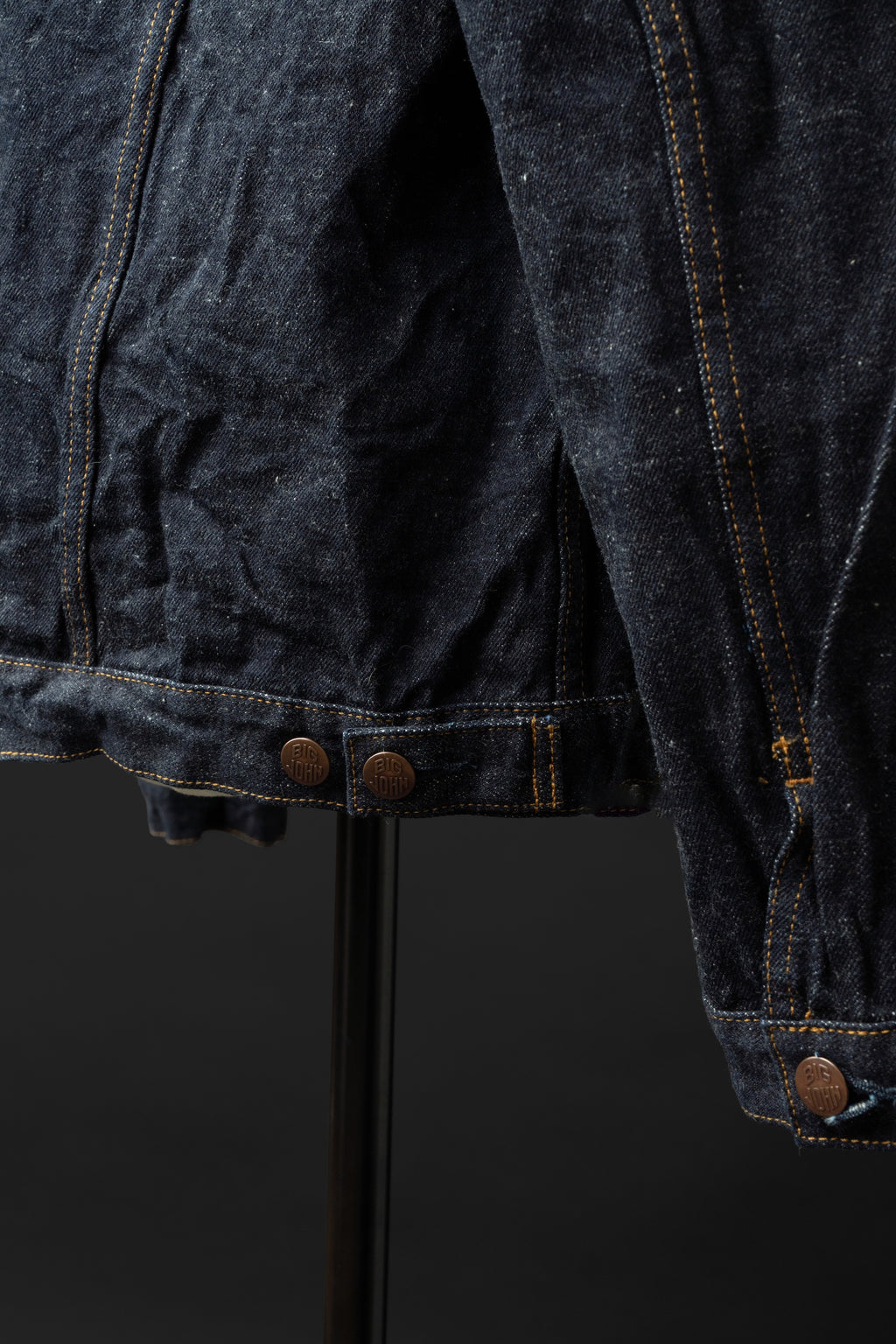 S6953WS (001) ISHIKAWADAI DENIM TRUCKER JACKET | SUVIN GOLD