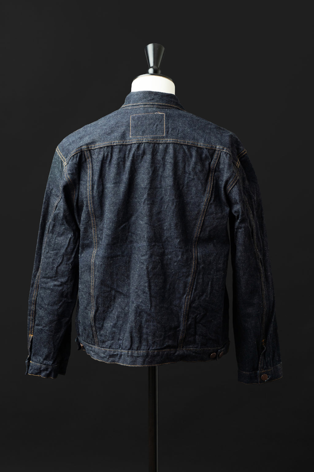 S6953WS (001) ISHIKAWADAI DENIM TRUCKER JACKET | SUVIN GOLD