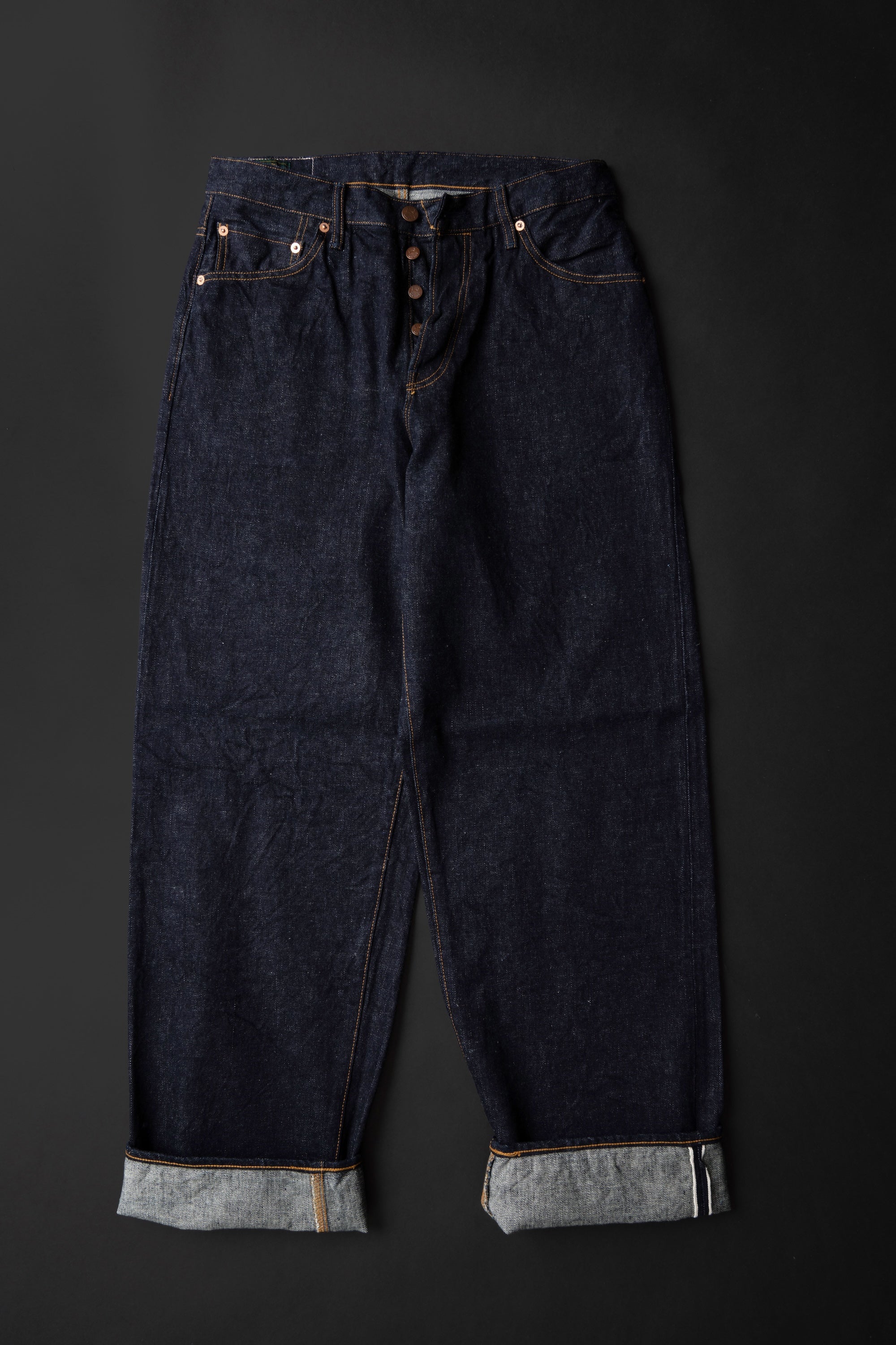 S1950WS (001) ISHIKAWADAI DENIM WIDE | SUVIN GOLD