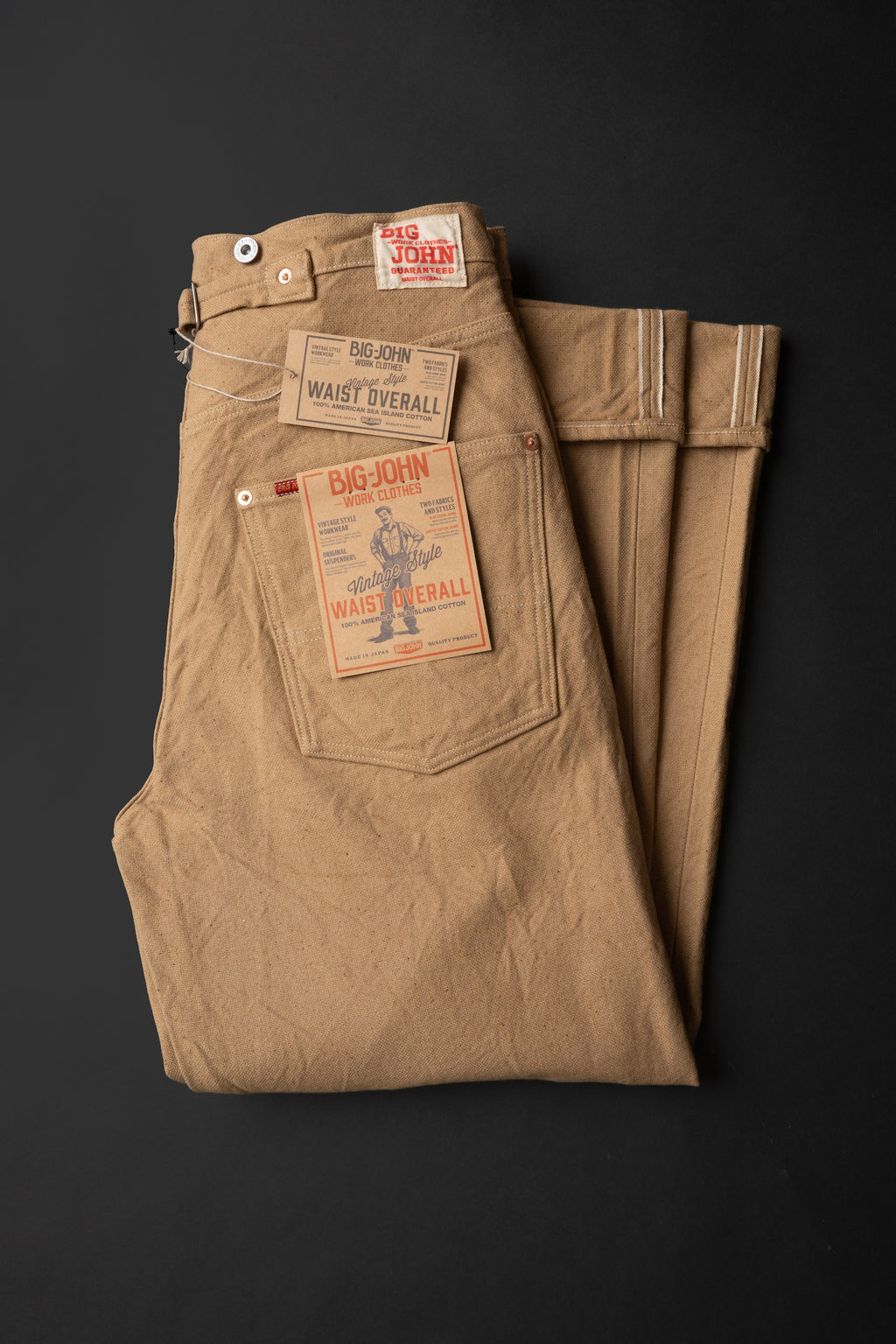 M101S(41) WAIST OVERALL – American Sea Island Cotton Duck Canvas