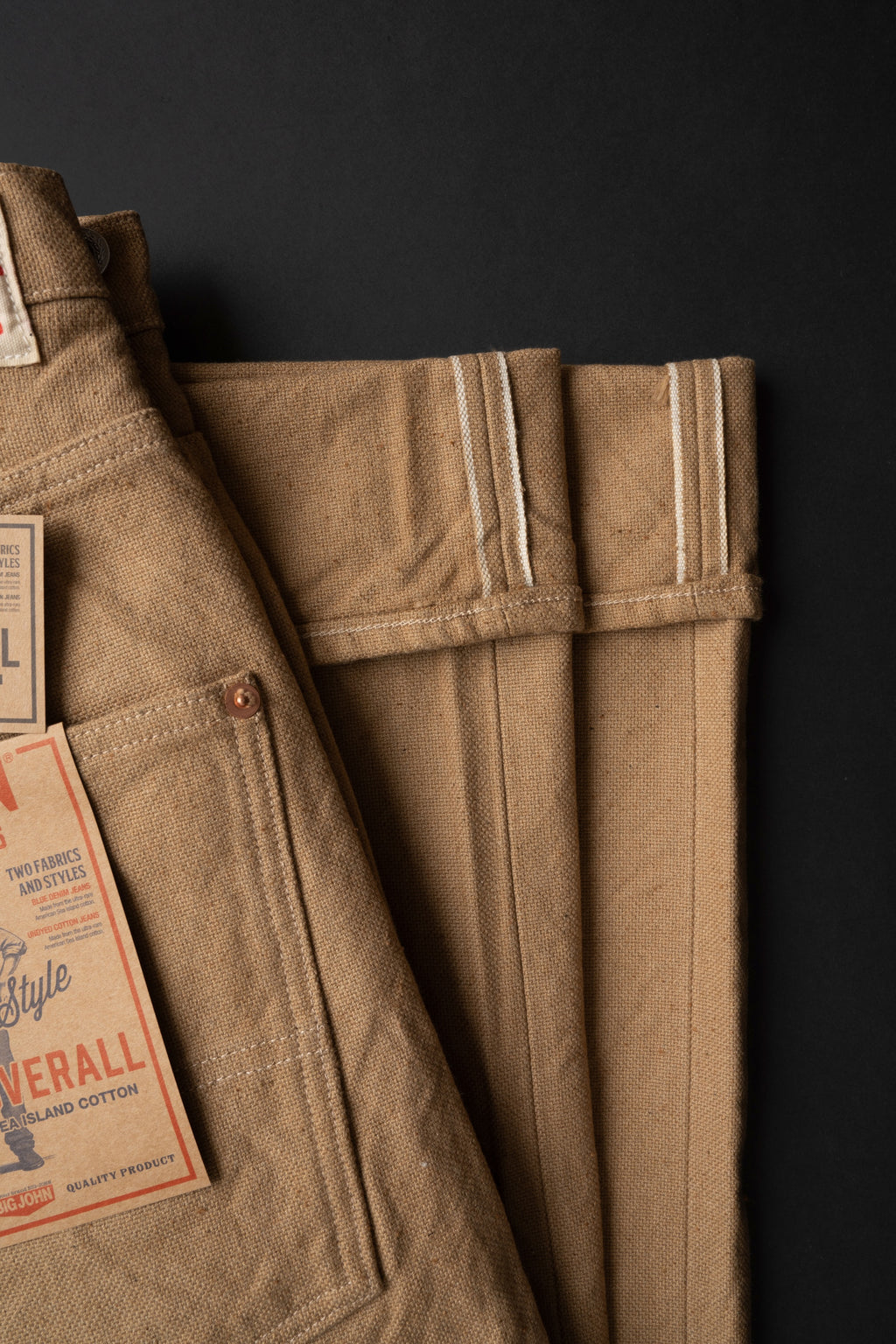 M101S(41) WAIST OVERALL – American Sea Island Cotton Duck Canvas