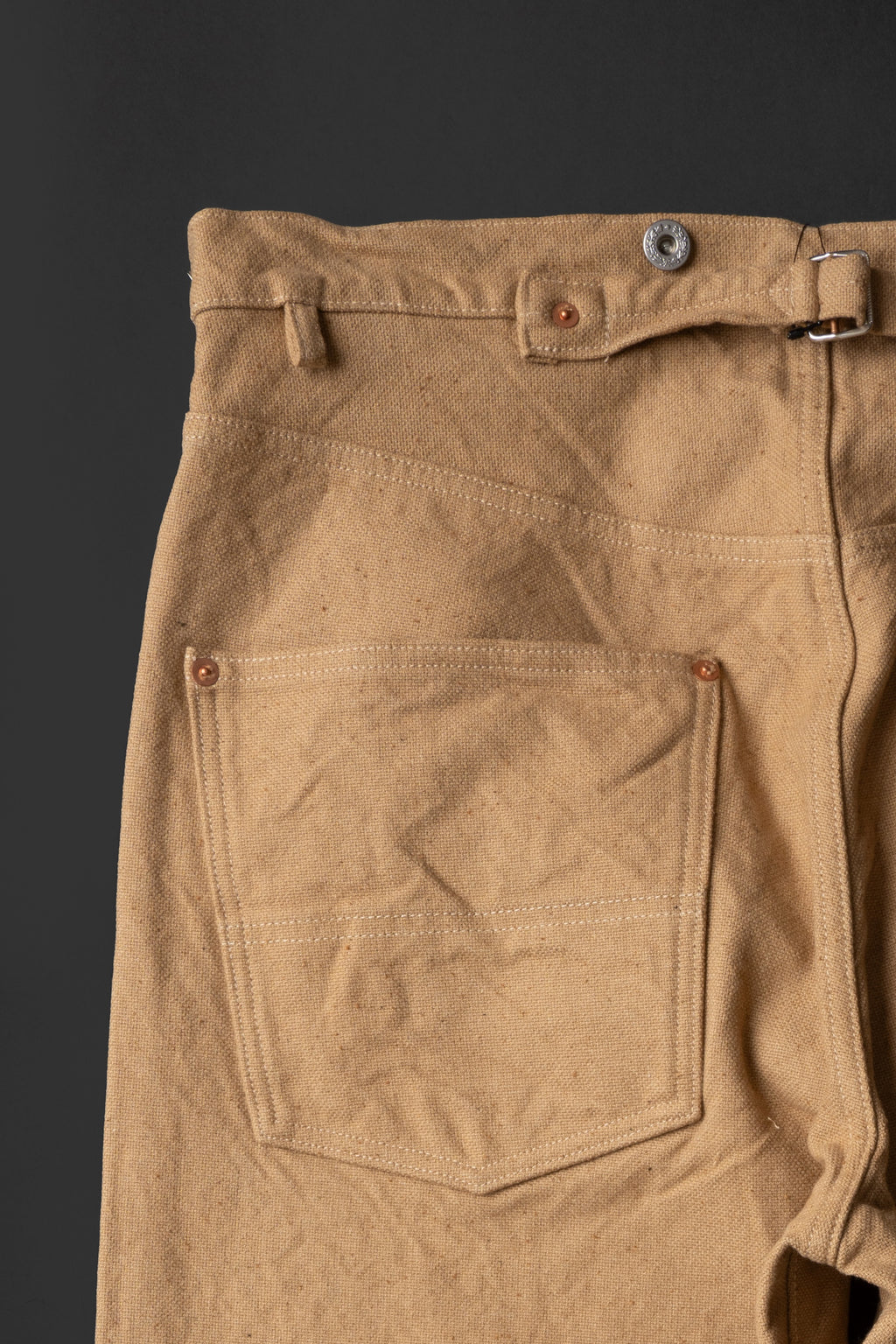 M101S(41) WAIST OVERALL – American Sea Island Cotton Duck Canvas