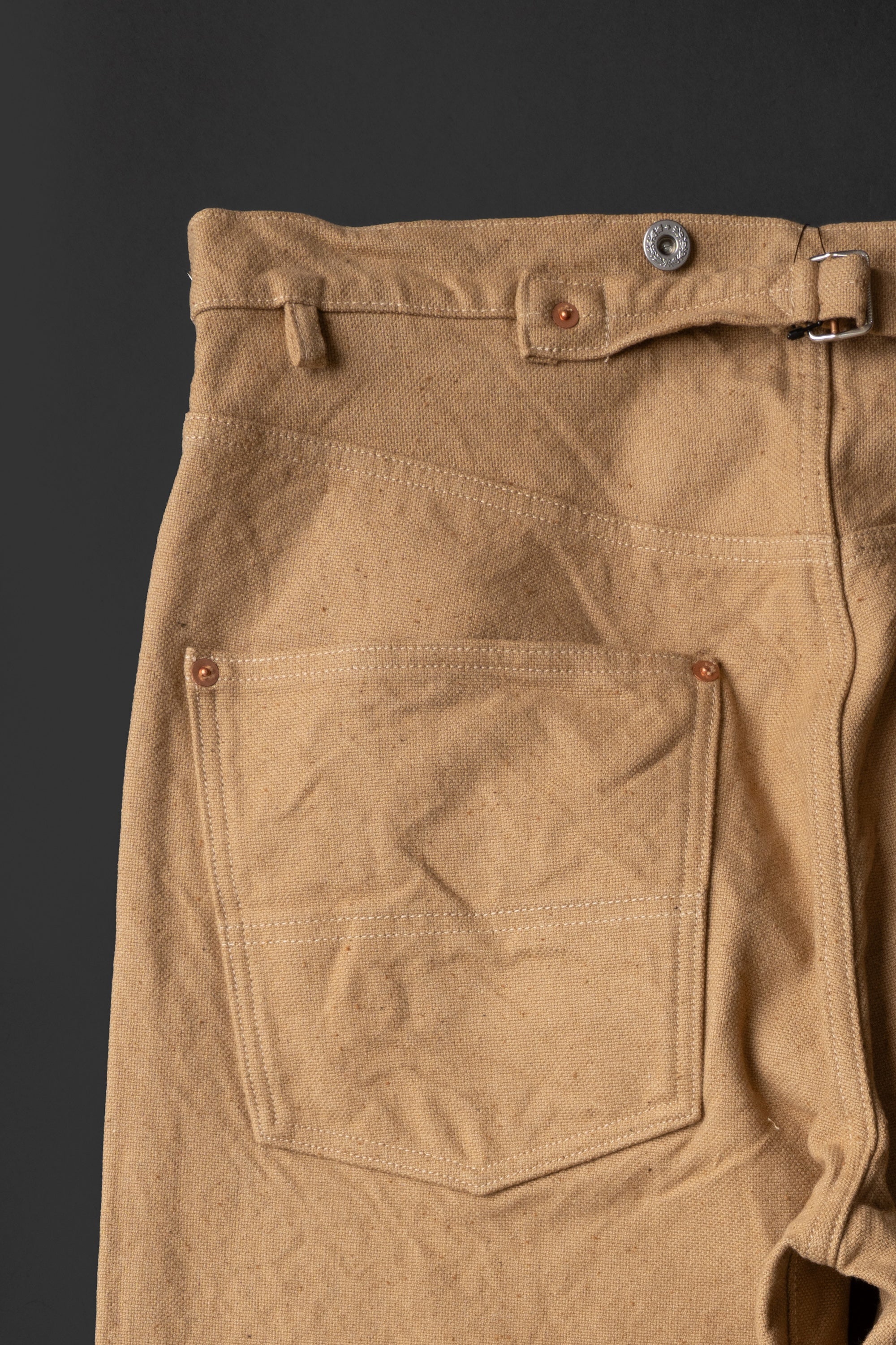 M101S(41) WAIST OVERALL – American Sea Island Cotton Duck Canvas