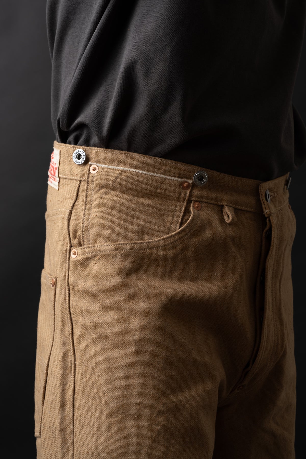 M101S(41) WAIST OVERALL – American Sea Island Cotton Duck Canvas