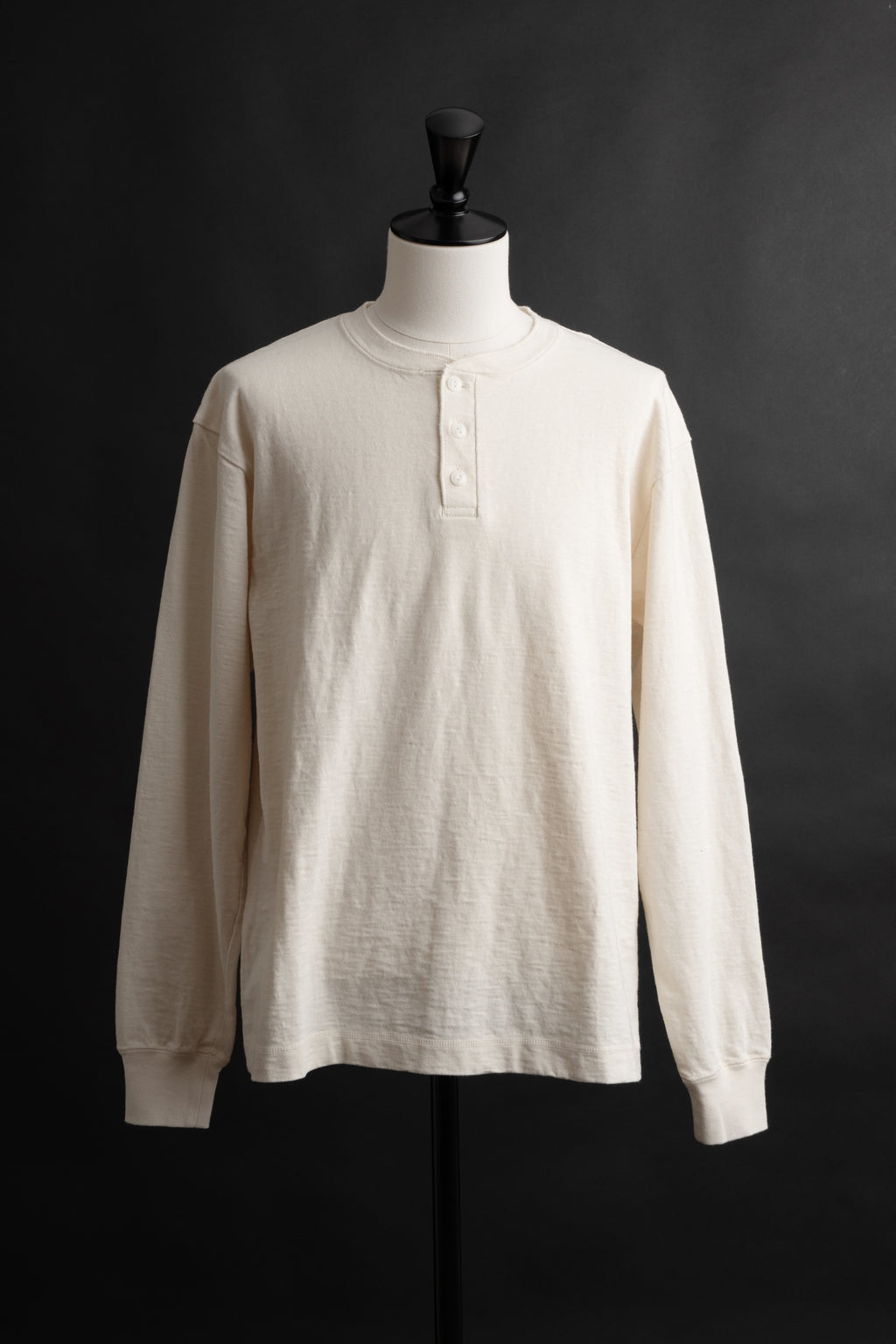 MTE014 (66) L/S HENLEY NECK T-SHIRT