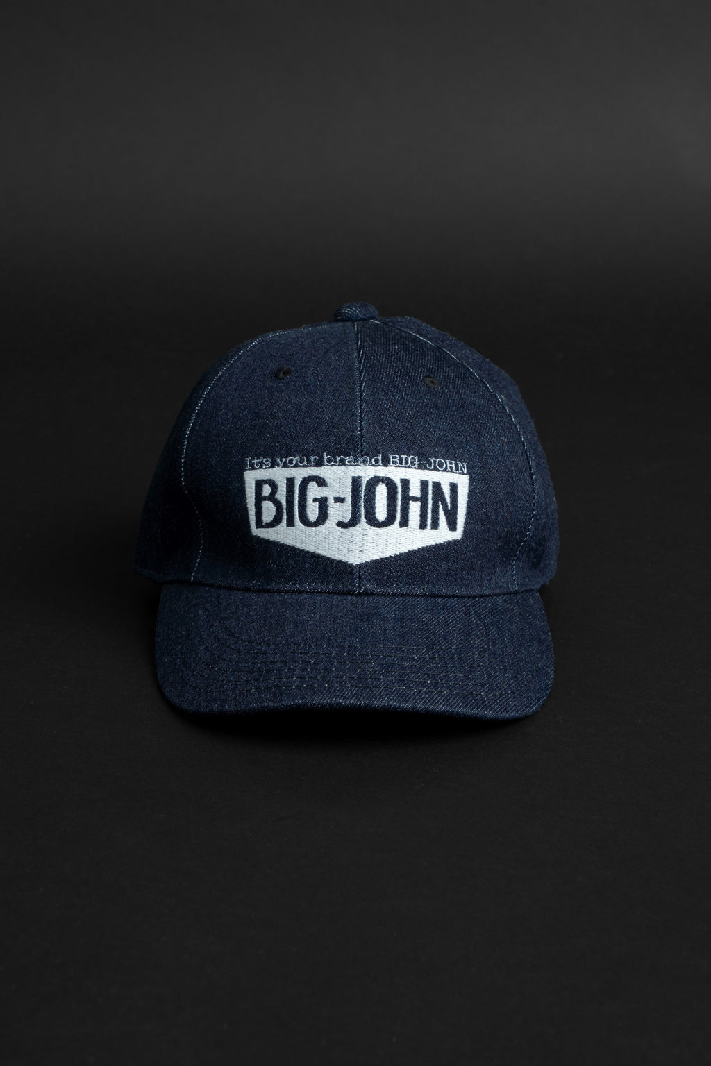 VBBJ047 (001N) BJ BASEBALL LOGO CAP - Navy Stitch