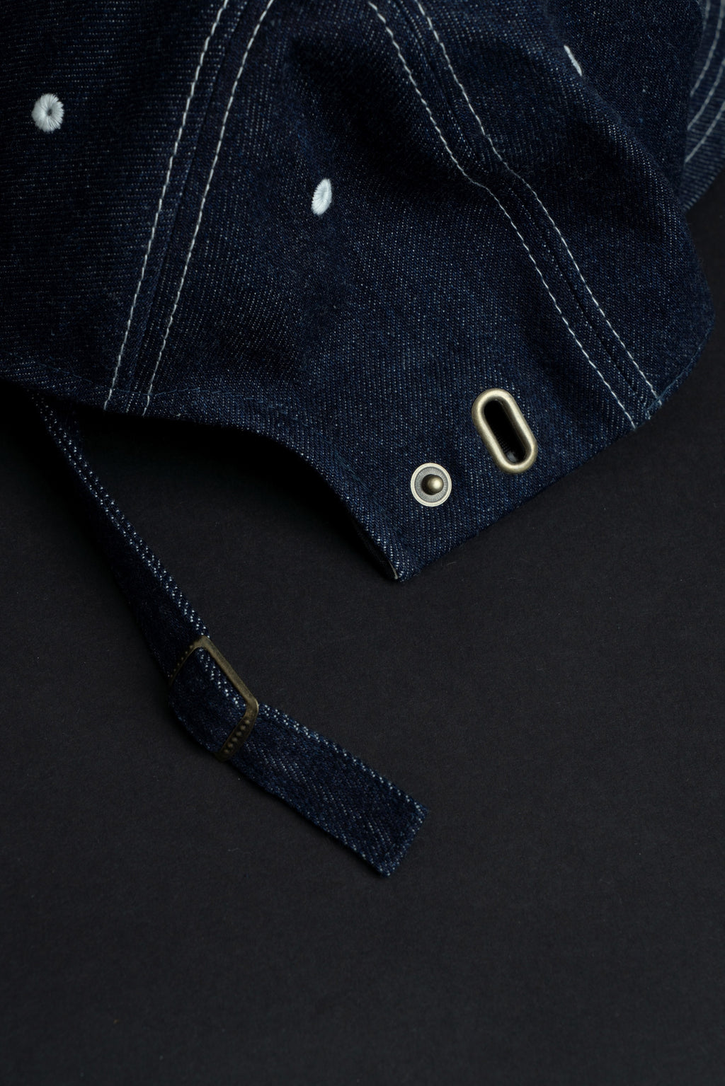 VBBJ047 (001W) BJ BASEBALL LOGO CAP - White Stitch