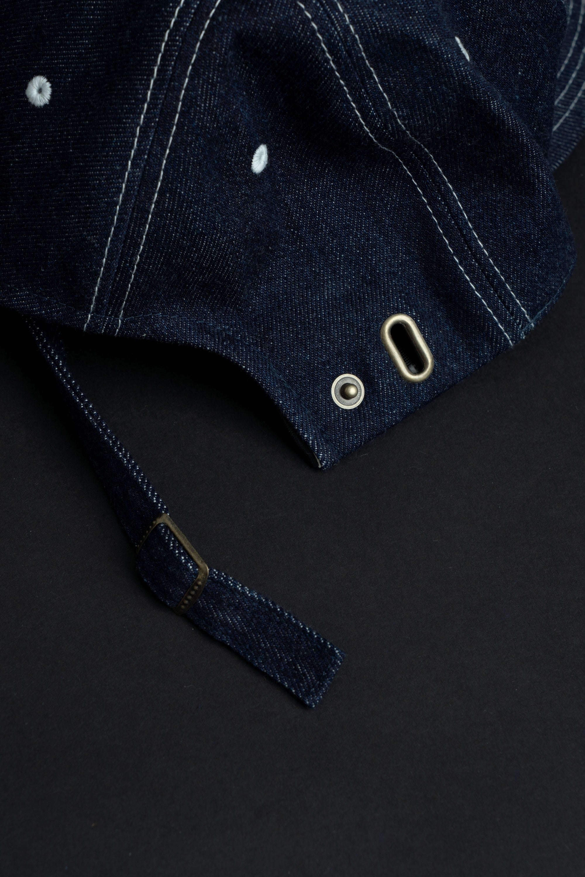 VBBJ047 (001W) BJ BASEBALL LOGO CAP - White Stitch