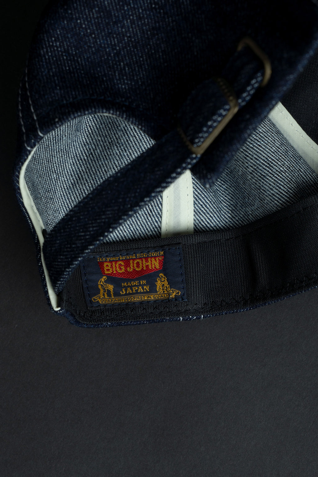 VBBJ047 (001W) BJ BASEBALL LOGO CAP - White Stitch