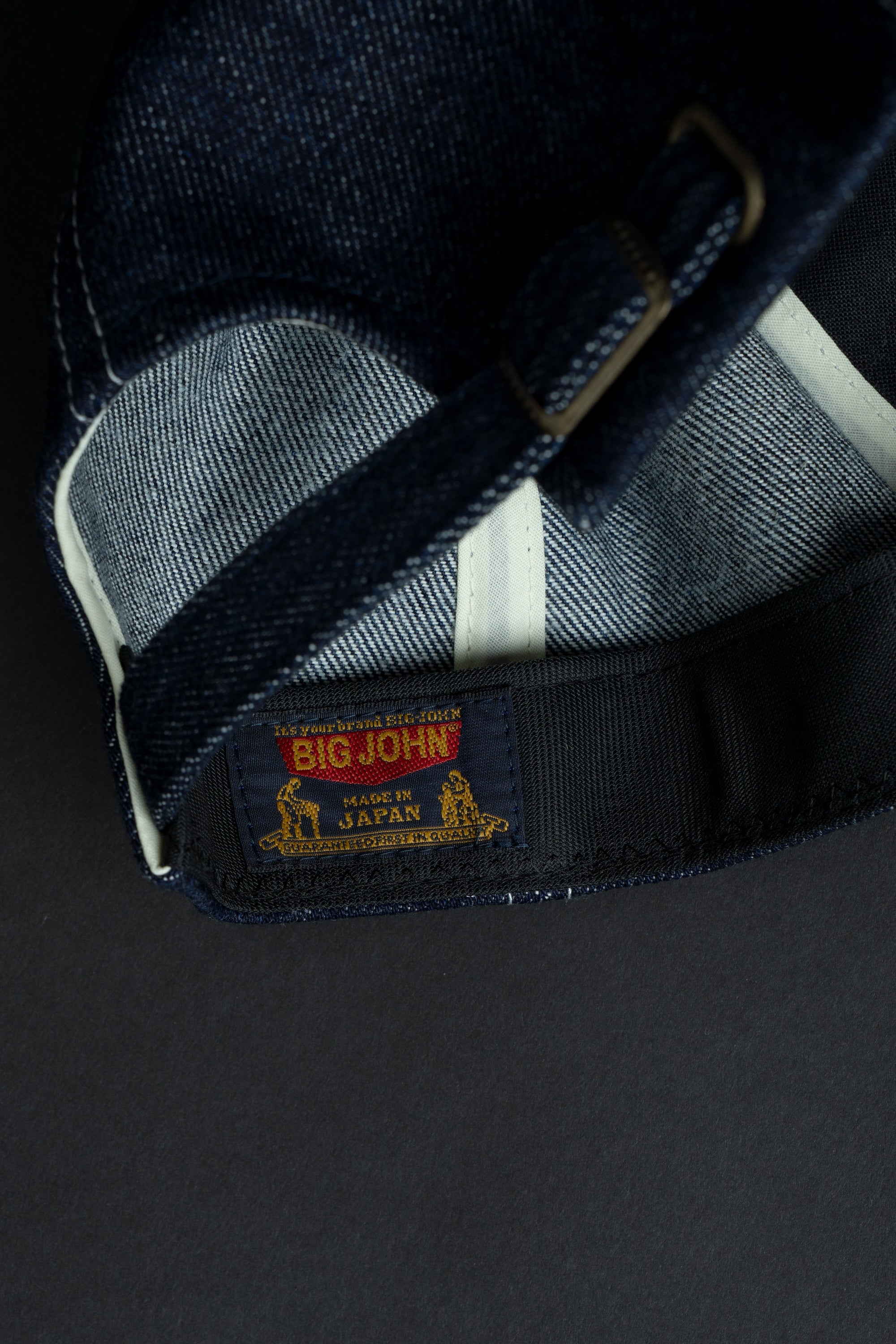 VBBJ047 (001W) BJ BASEBALL LOGO CAP - White Stitch