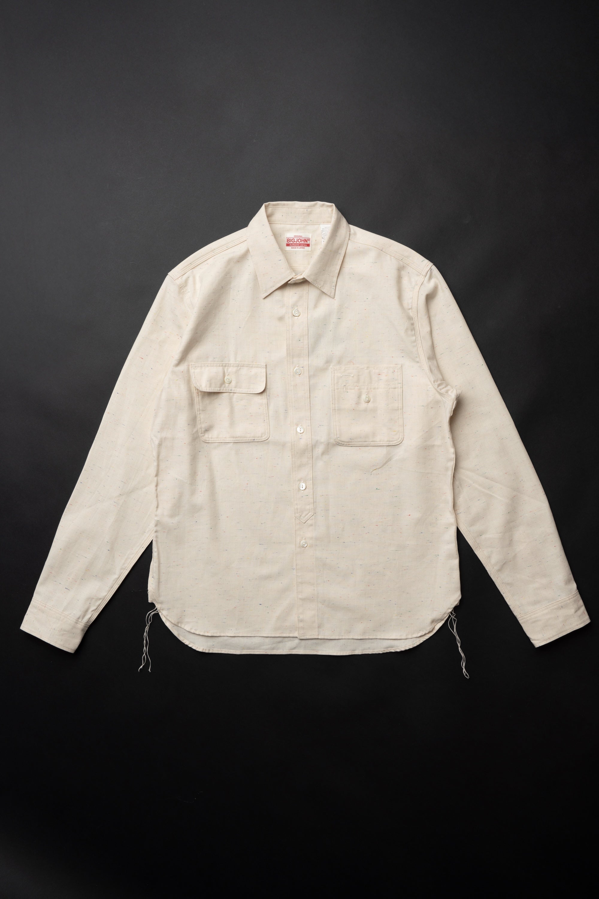 MS004R (66C) Color Nep Selvedge Chambray Shirt – BIG JOHN【公式
