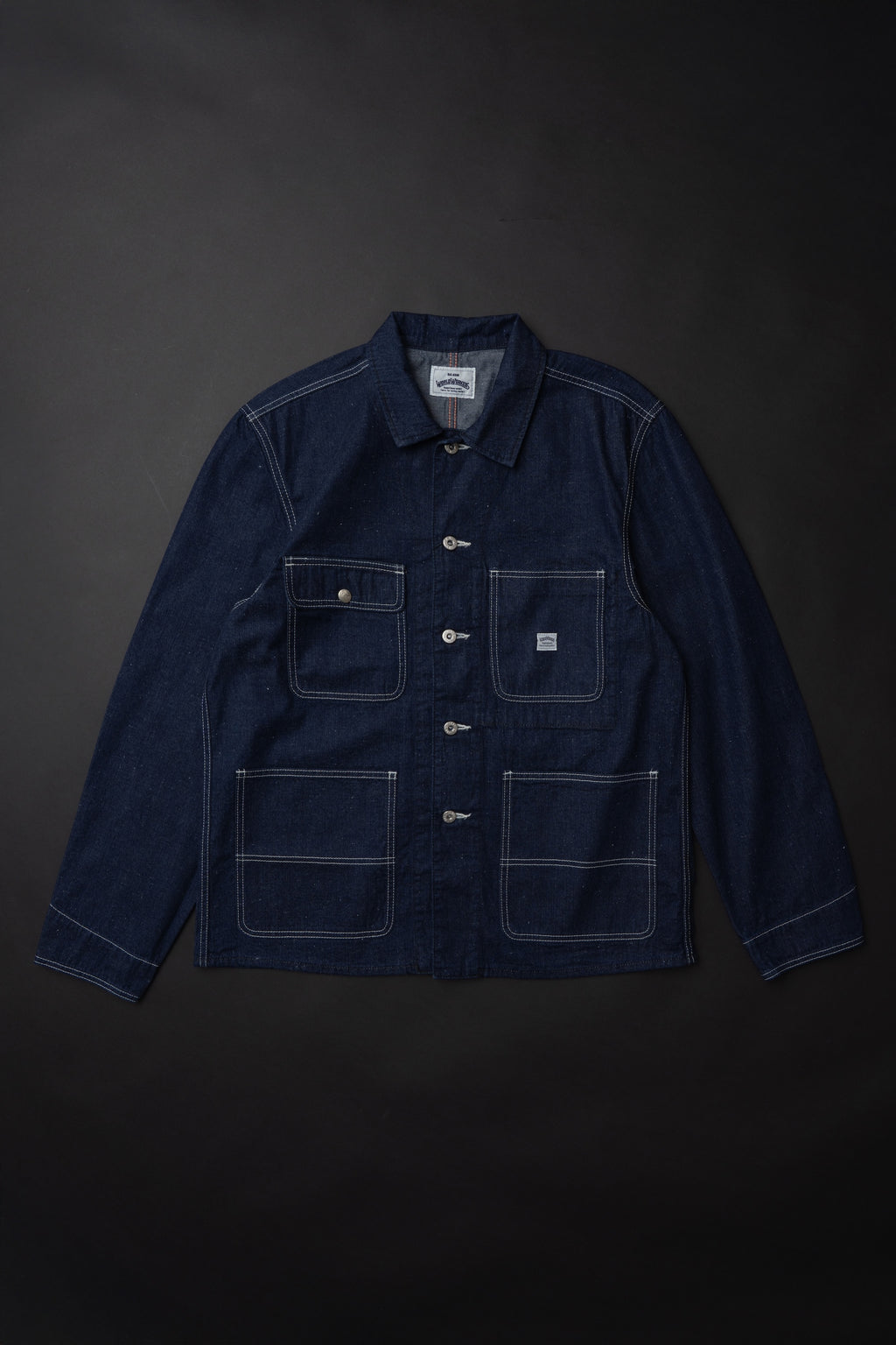 WR623F (81) World Workers Indigo Nep Denim Coverall Jacket