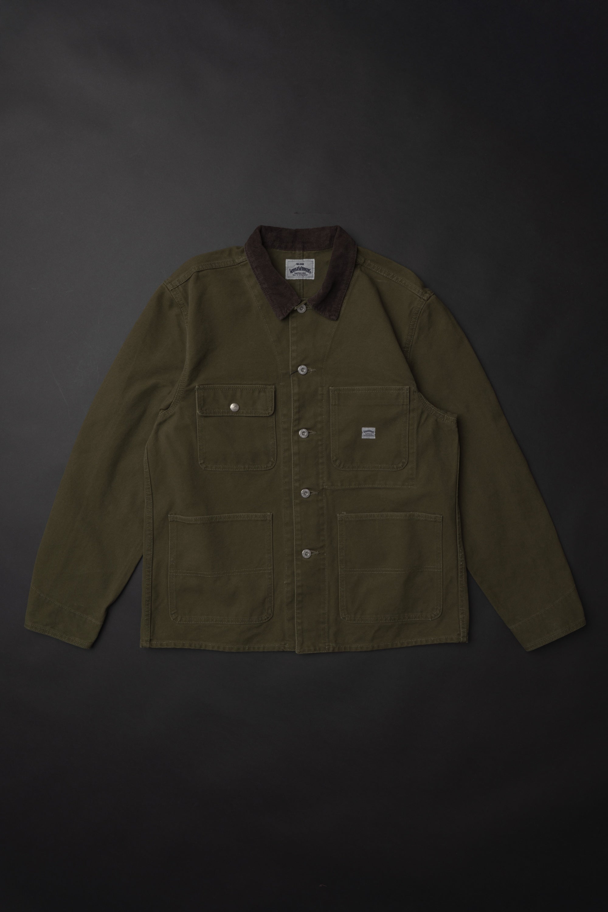 WR623F (19) World Workers Duck Canvas Coverall Jacket