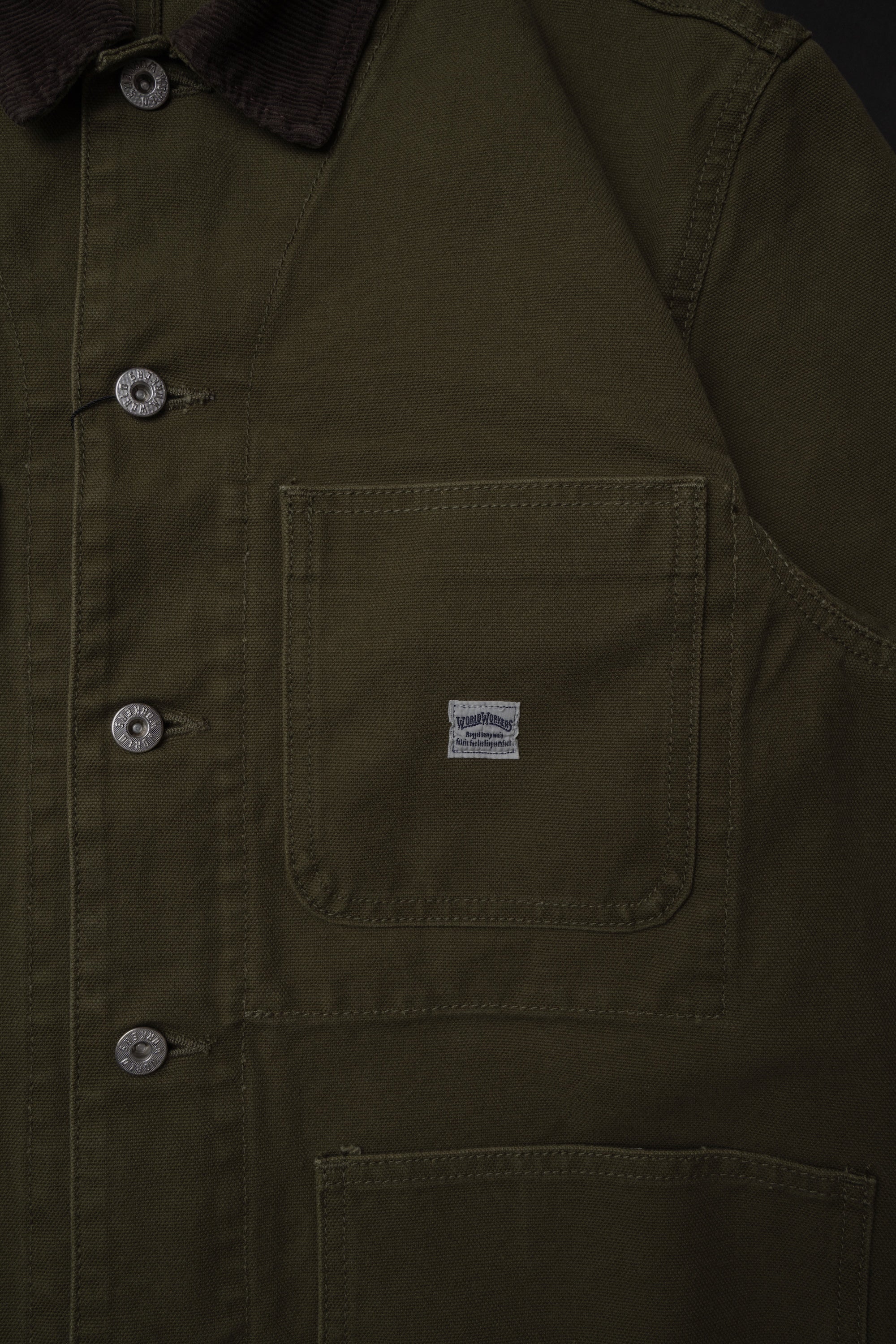 WR623F (19) World Workers Duck Canvas Coverall Jacket